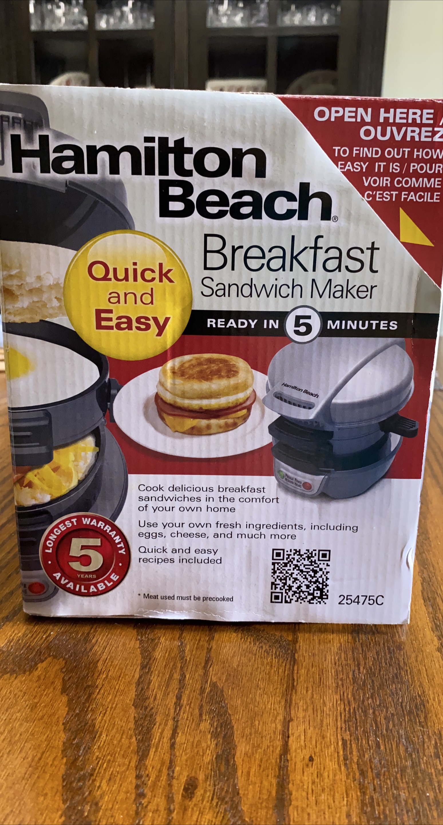 Hamilton Beach Breakfast Sandwich Maker thumbnail