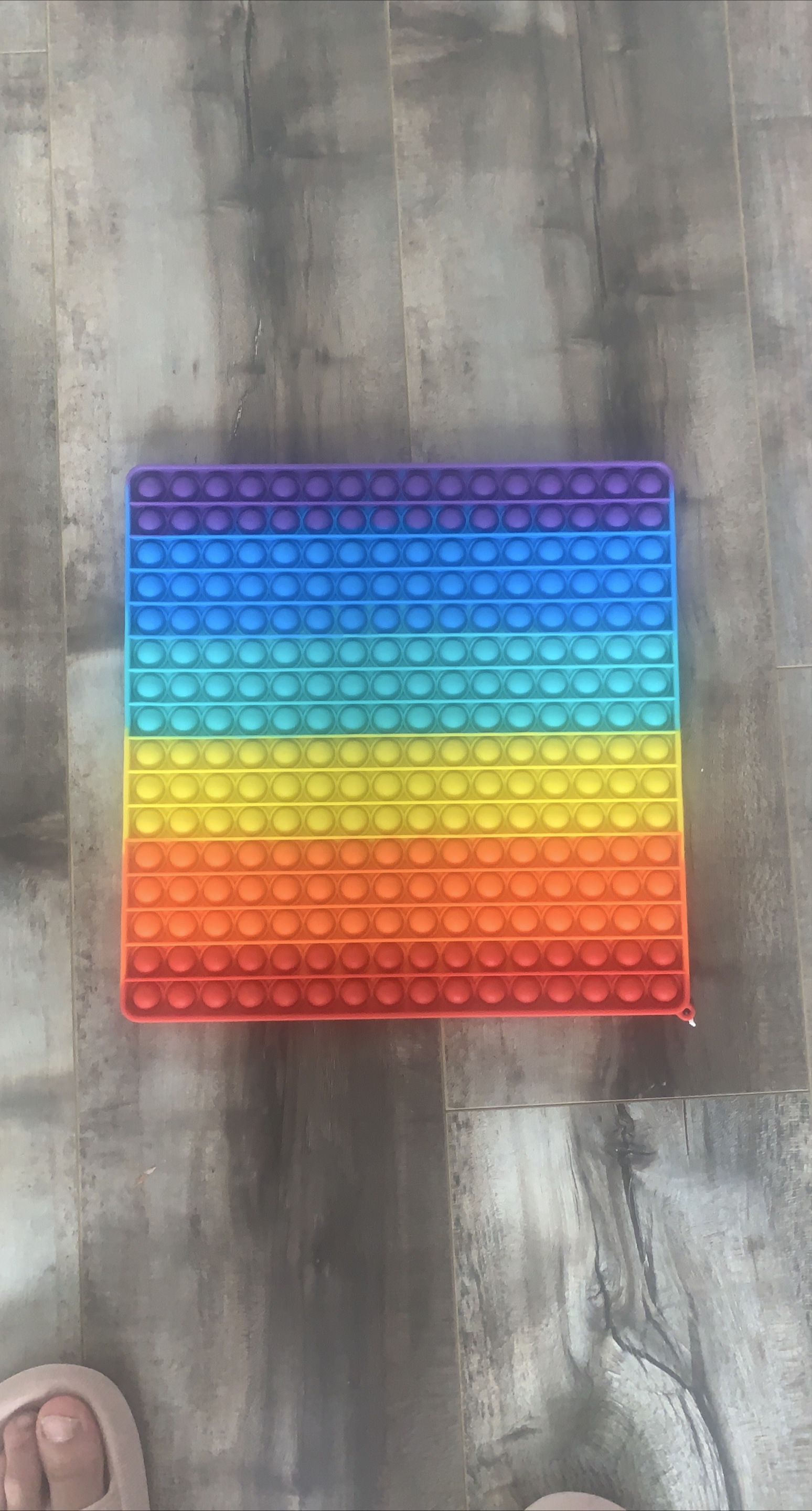 Large Rainbow Pop-It Fidget Toy