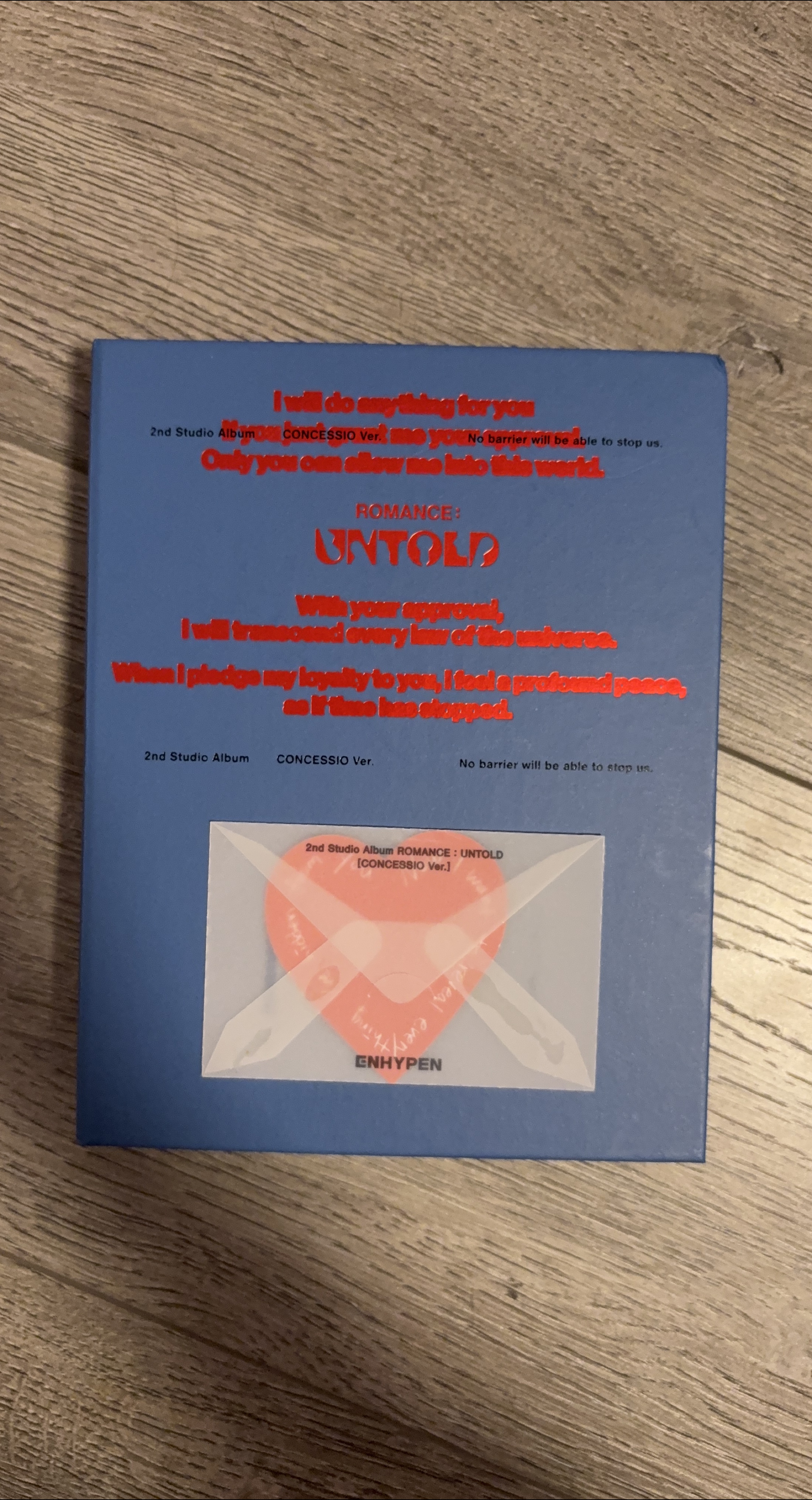 ENHYPEN 2nd Studio Album ROMANCE : UNTOLD (CONCESSIO Ver.) thumbnail