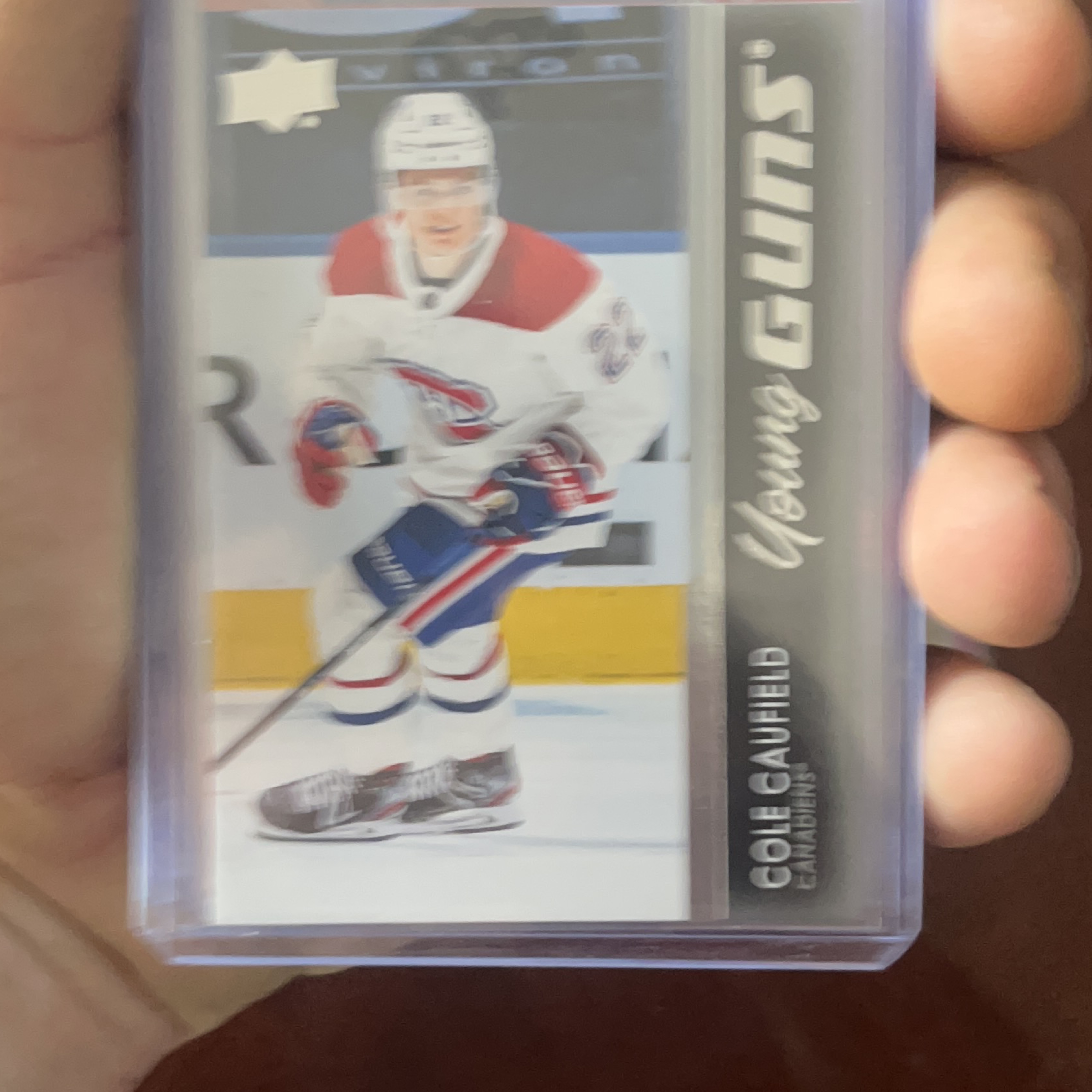 Cole Caufield Young Guns Hockey Card thumbnail