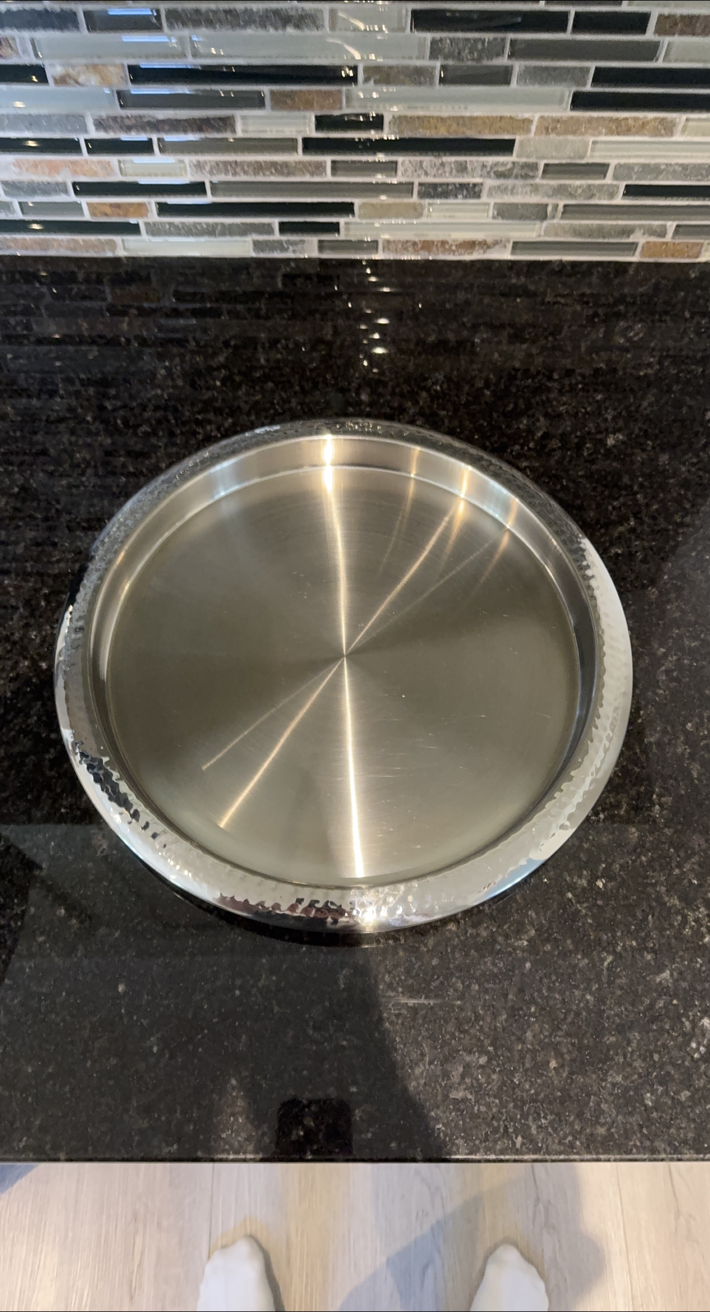 Silver Round Tray thumbnail