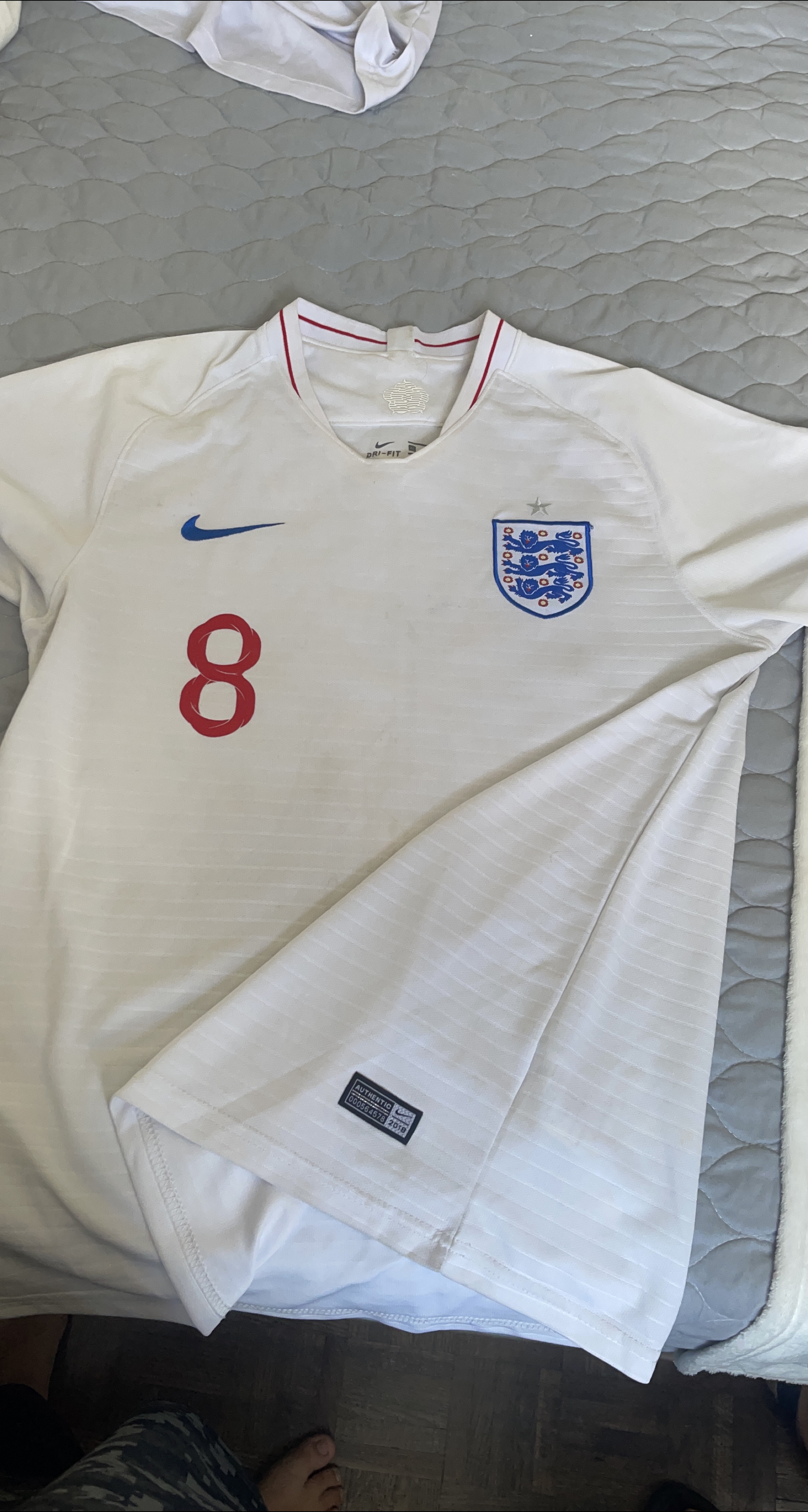 Nike England Krutow #8 Jersey -XL thumbnail
