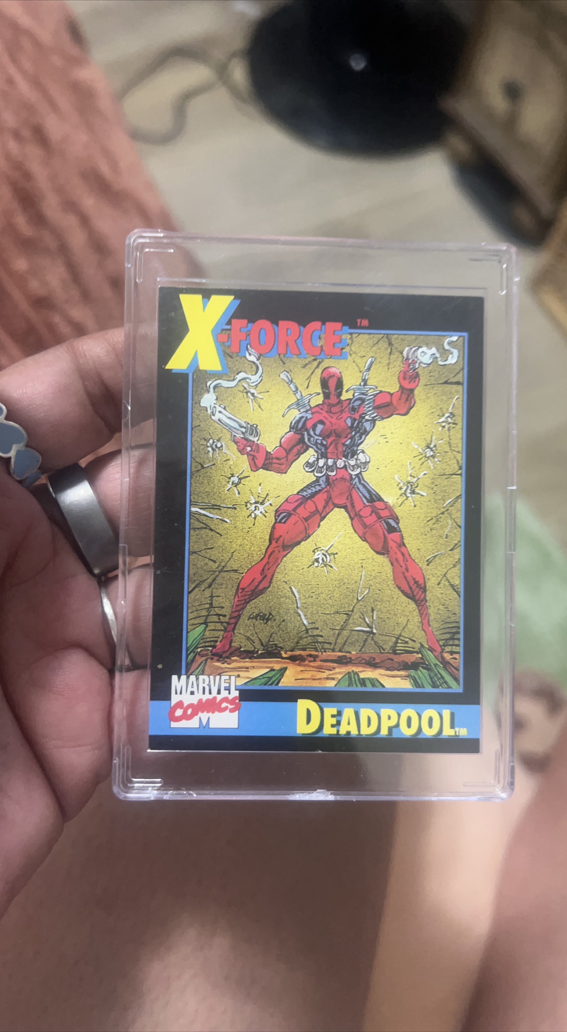 Marvel Comics X-Force Deadpool Trading Card thumbnail