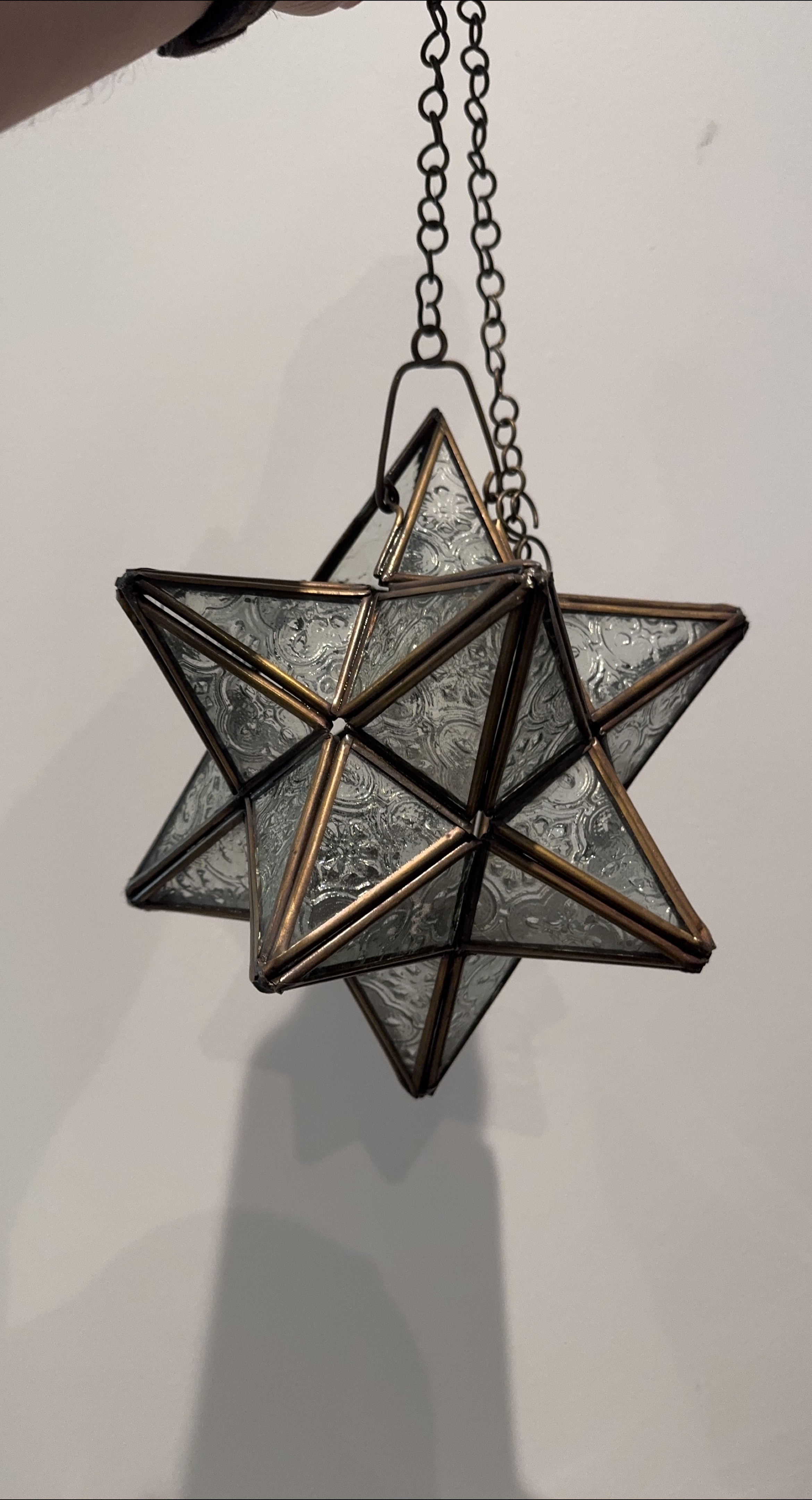 Star Shaped Hanging Tea Light Fixture thumbnail