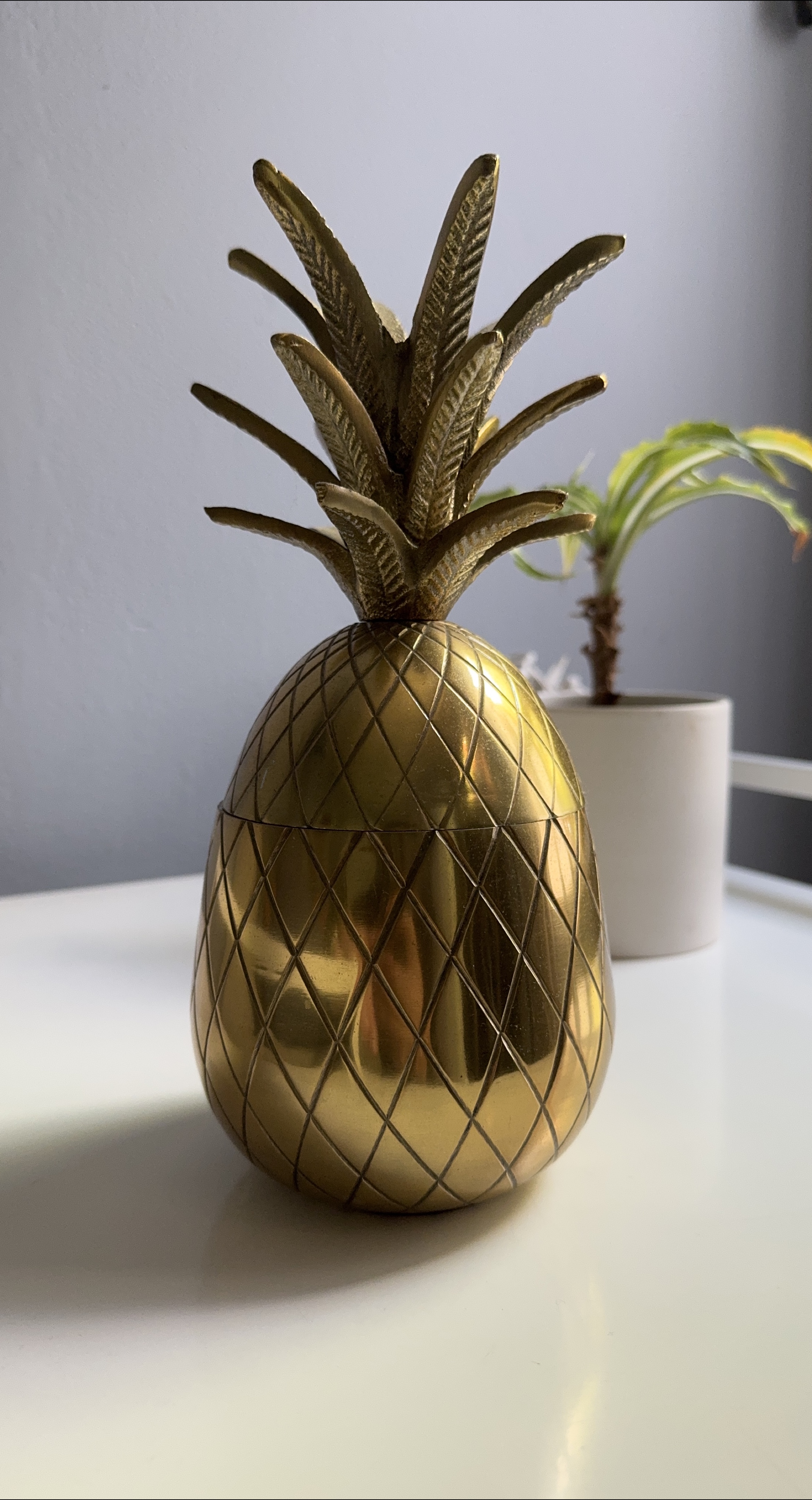 Brass Pineapple Trinket Box thumbnail