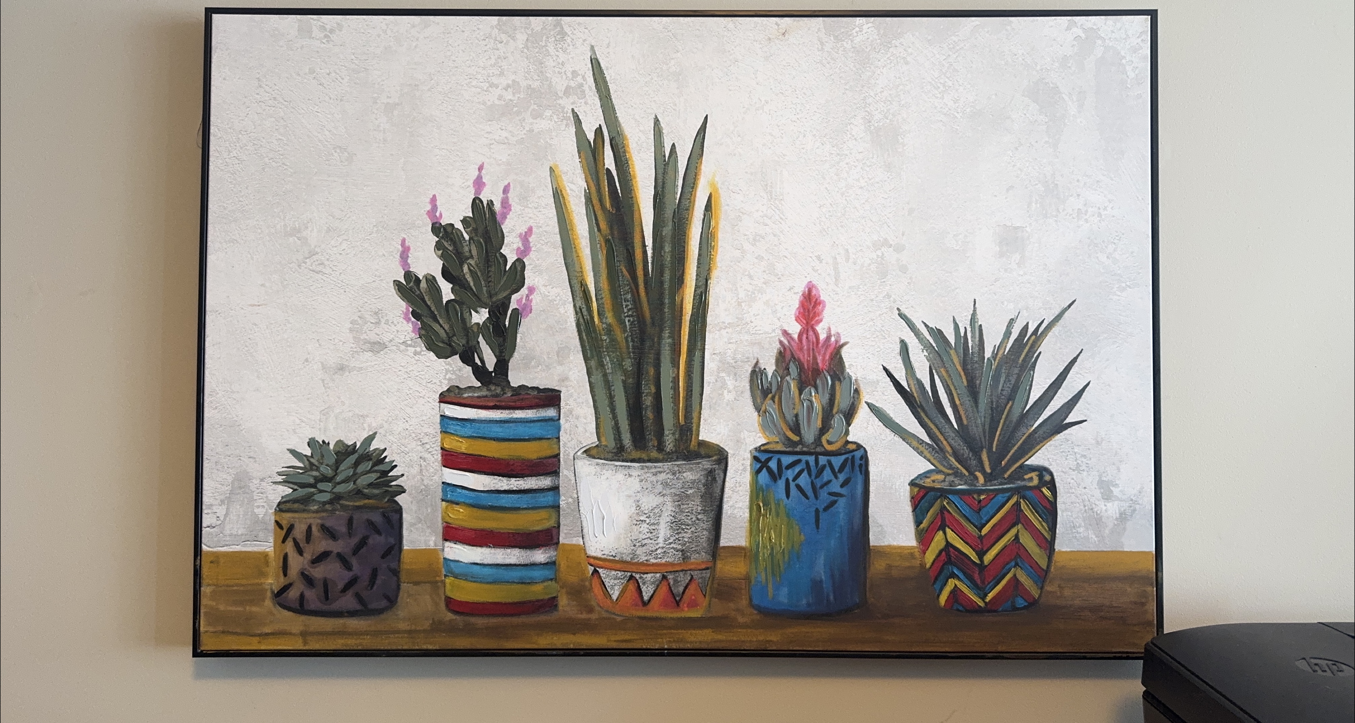 Potted Plants Painting Wall Art thumbnail