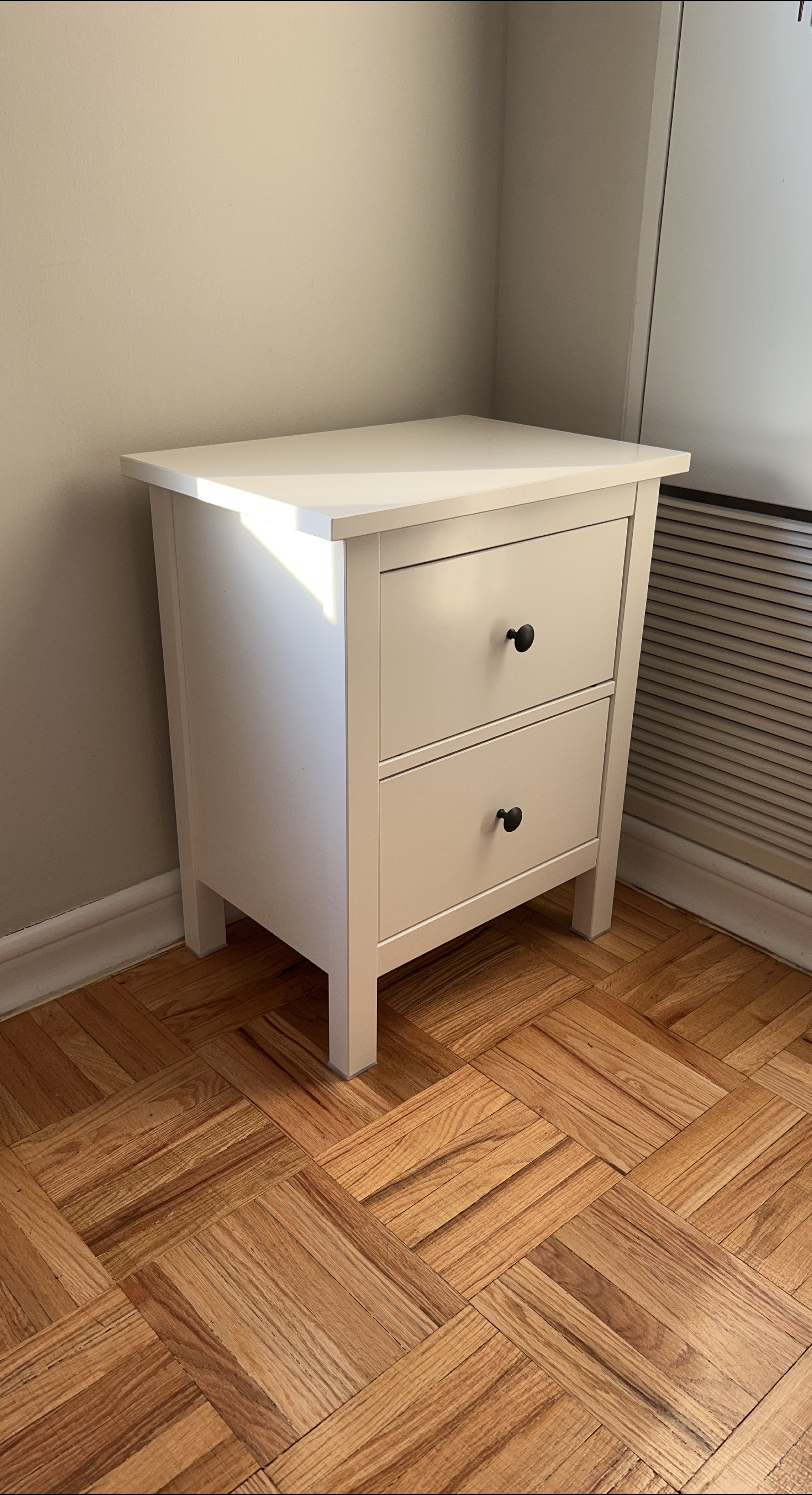 IKEA Hemnes White Nightstand thumbnail