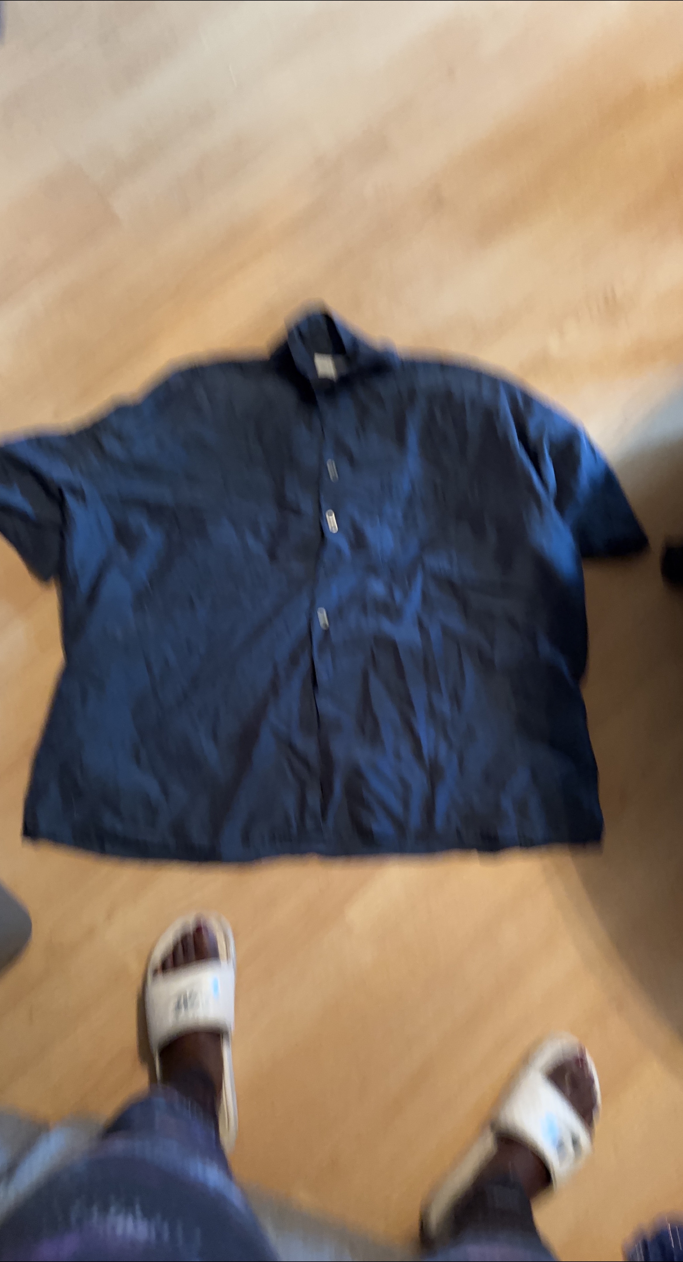 Men's Blue Button-Up Shirt thumbnail