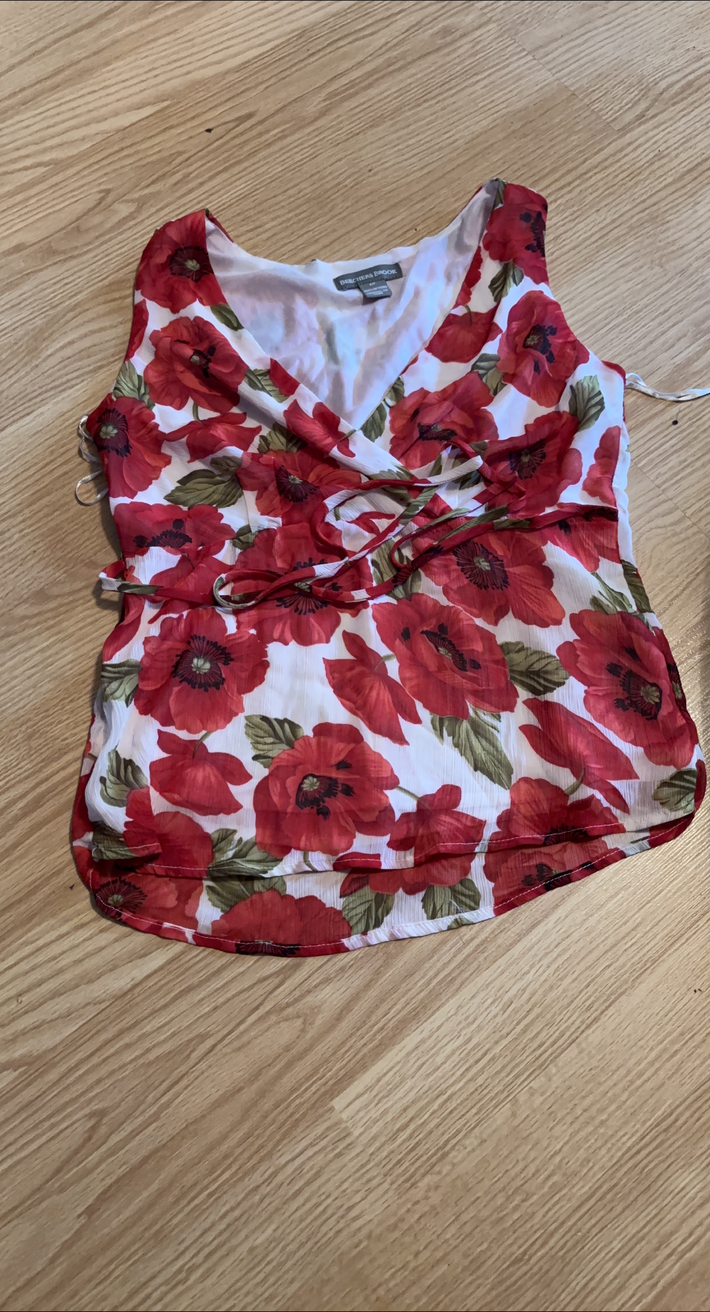 Beechers Brook Floral Blouse - Size Small thumbnail