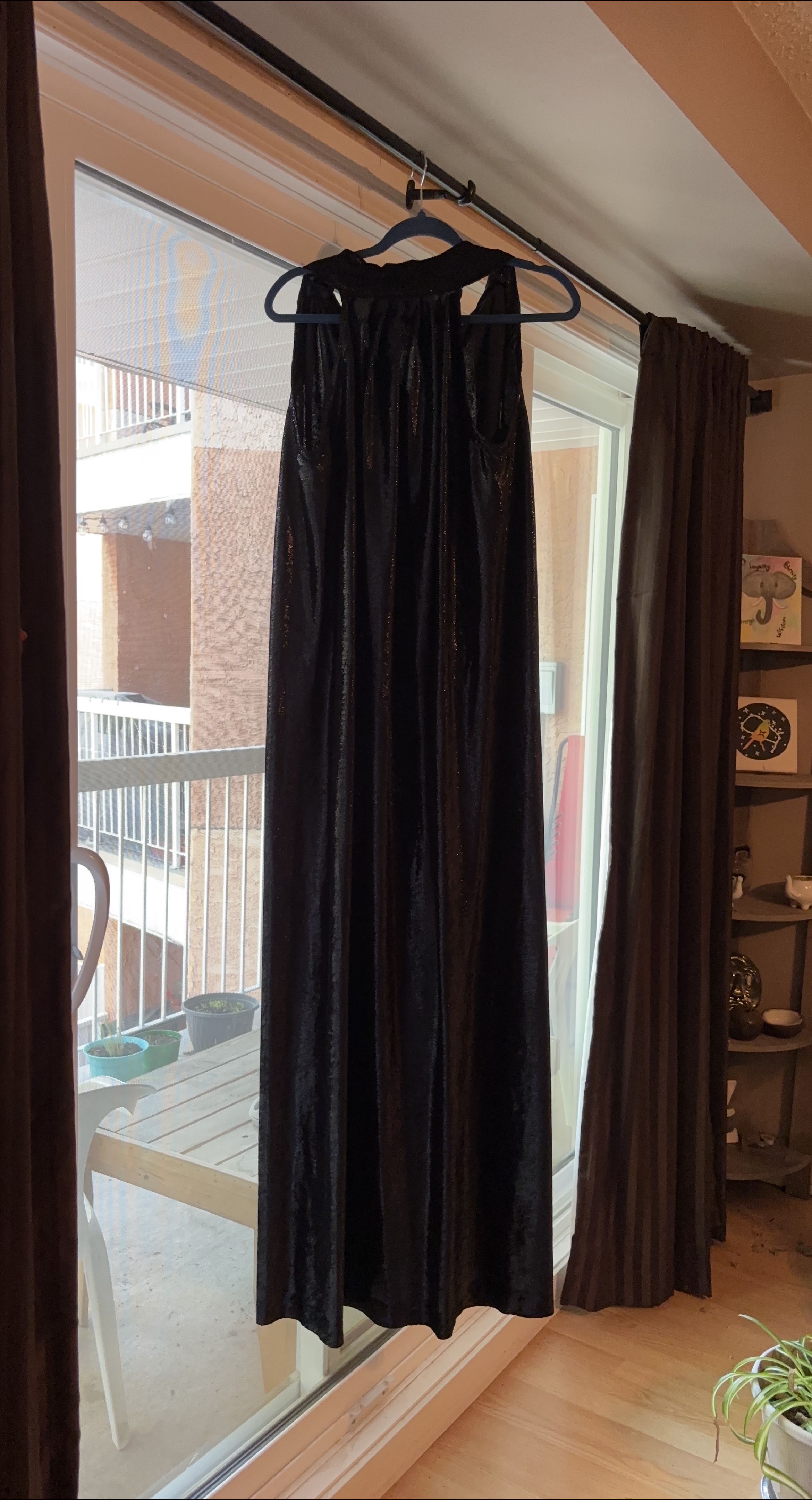 Black Sleeveless Maxi Dress thumbnail