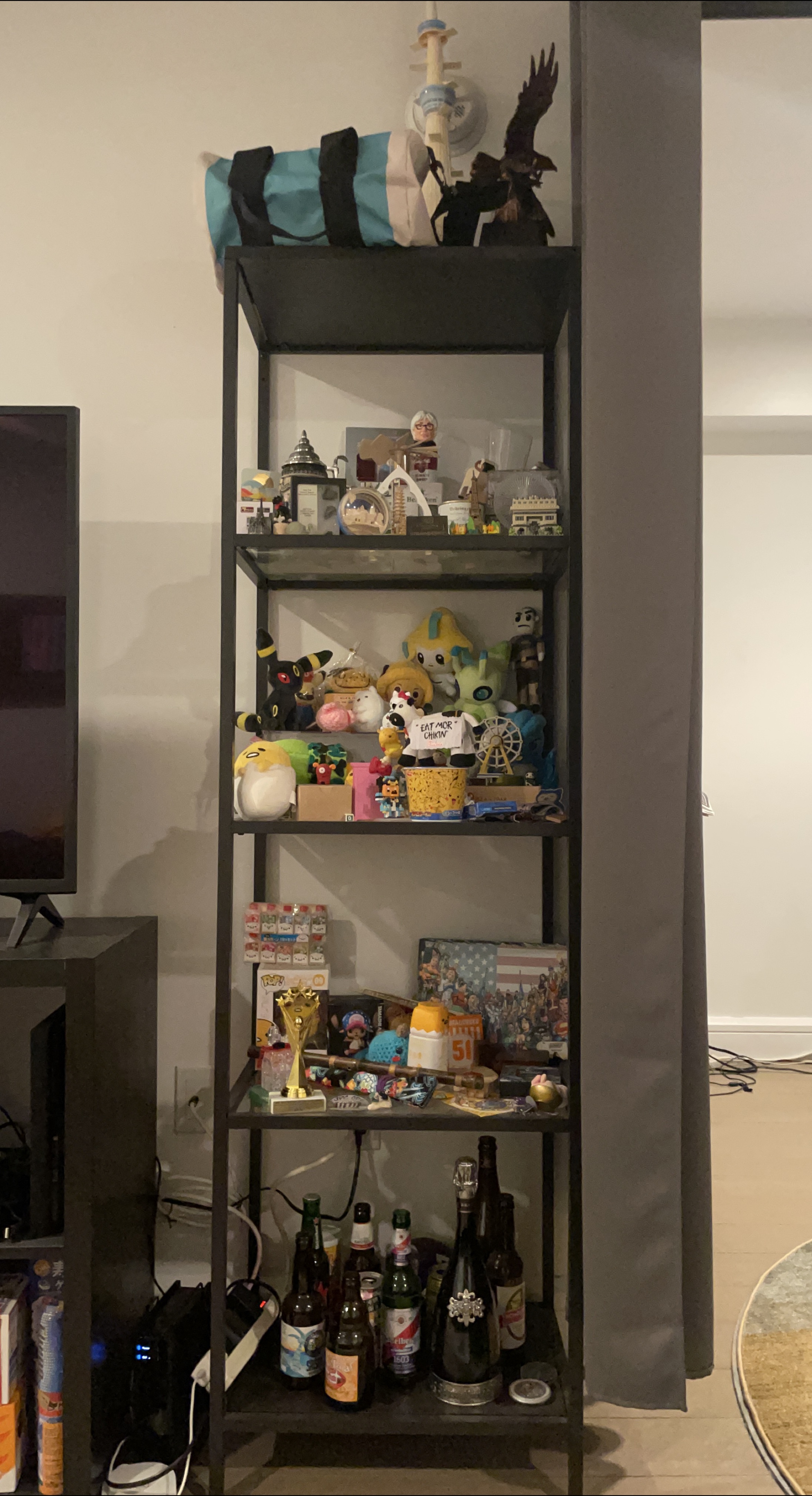 Ikea Vittsjo Black-Brown Shelf Unit thumbnail