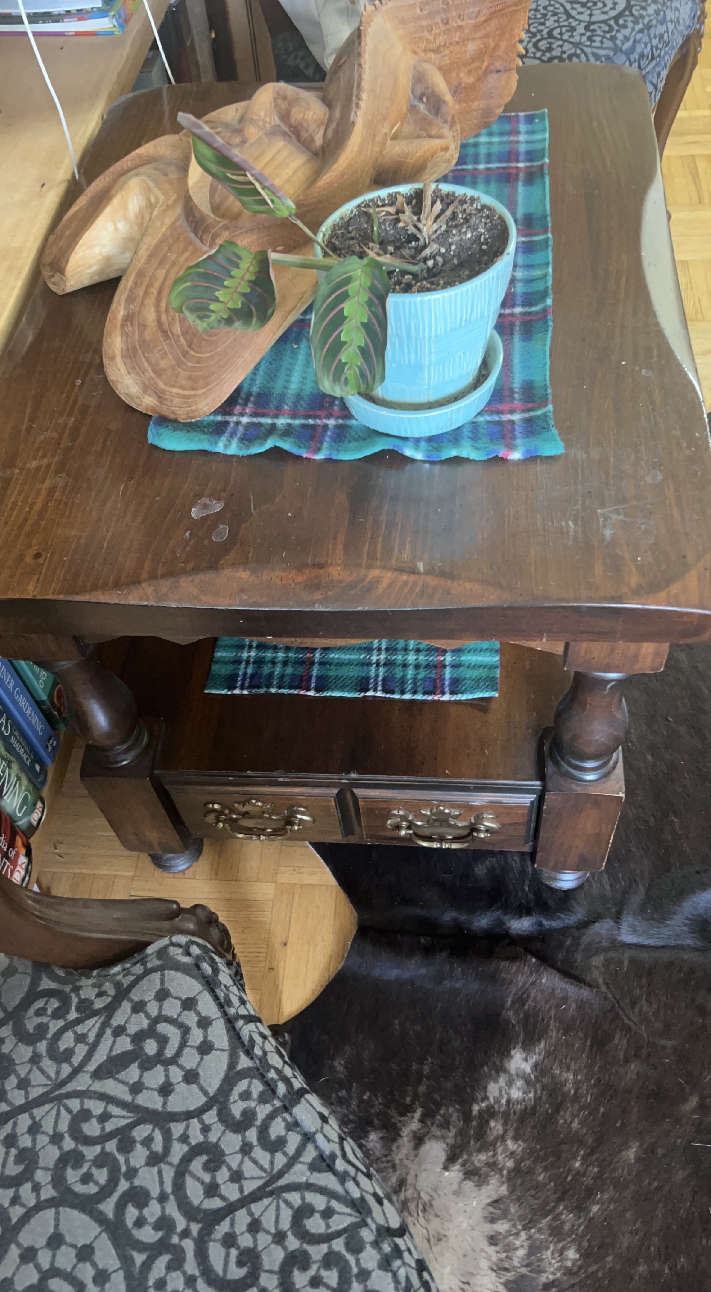 Vintage Wood Coffee Table thumbnail