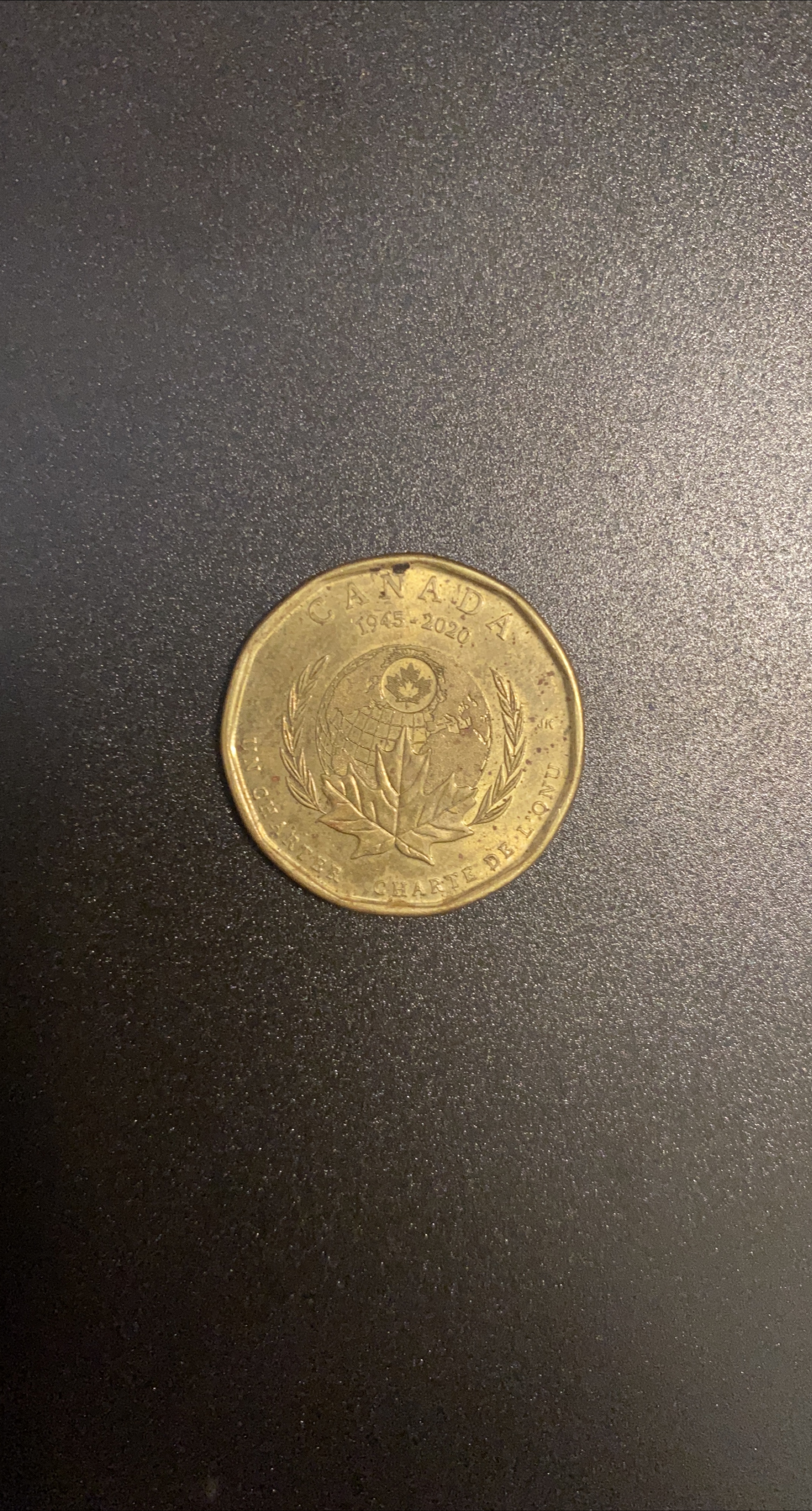 Canadian Loonie Coin 1945-2020