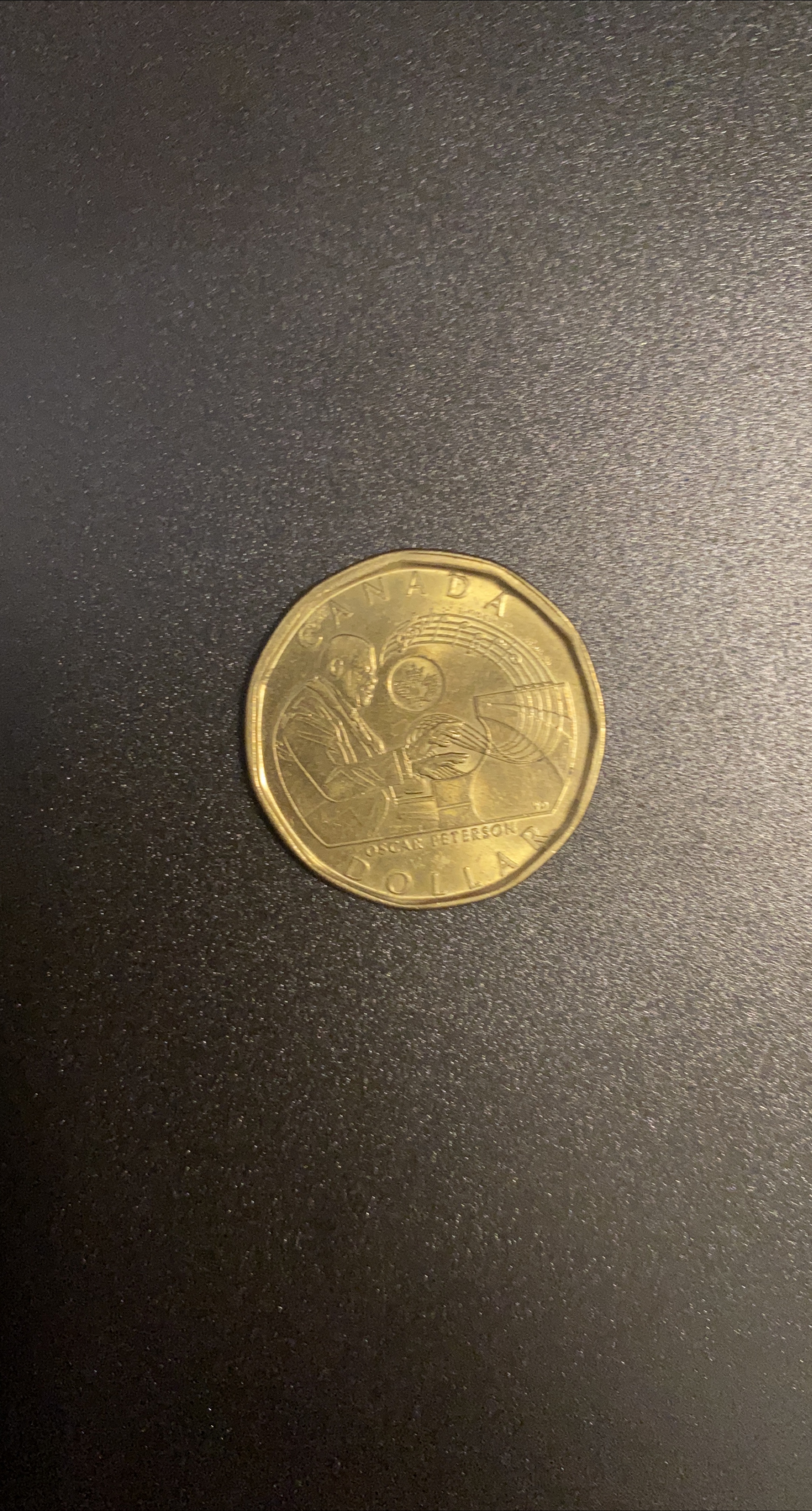 Canadian Oscar Peterson  Dollar Commemorative Coin - 2022