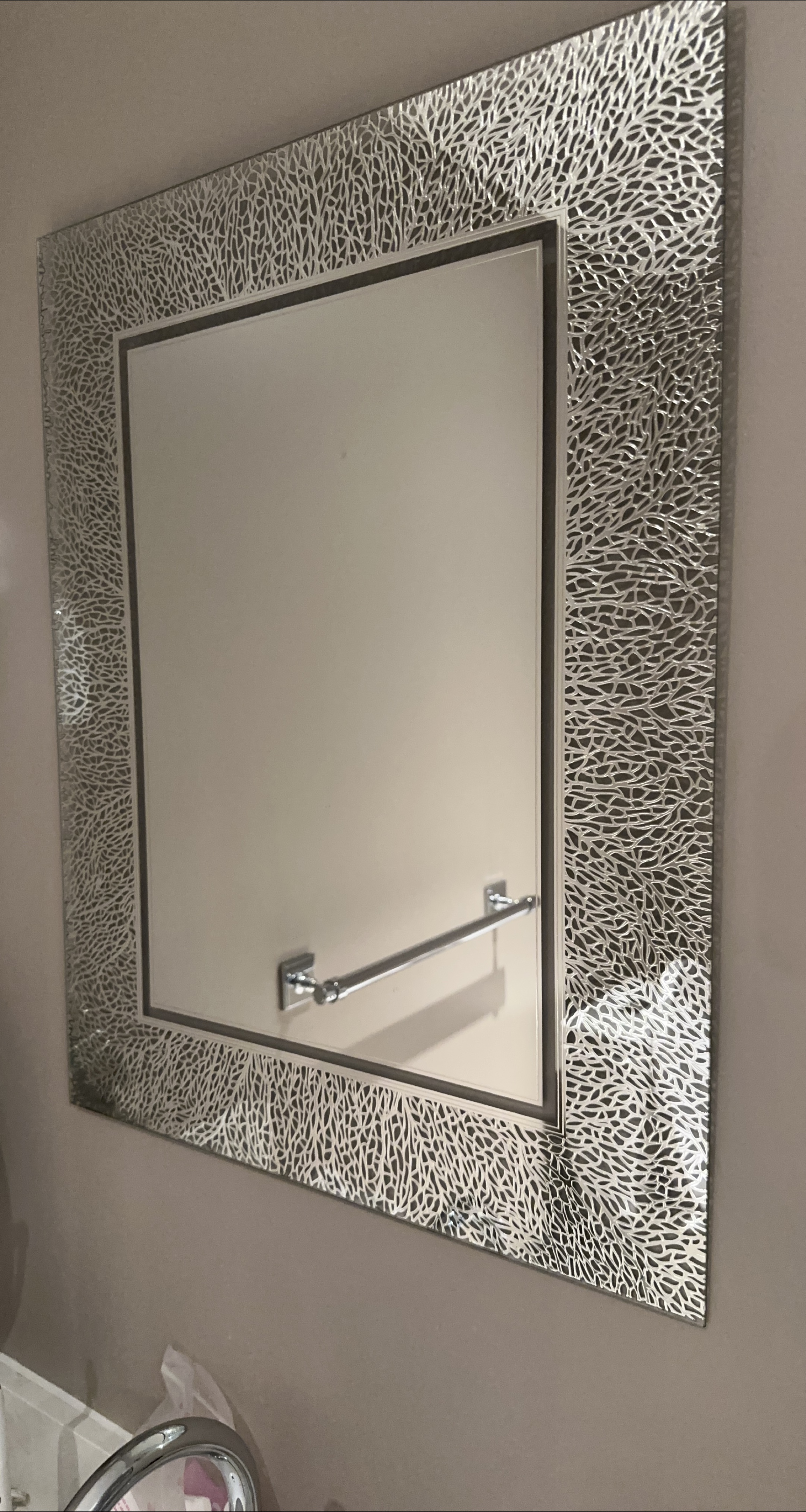 Silver Framed Wall Mirrors (x2) thumbnail