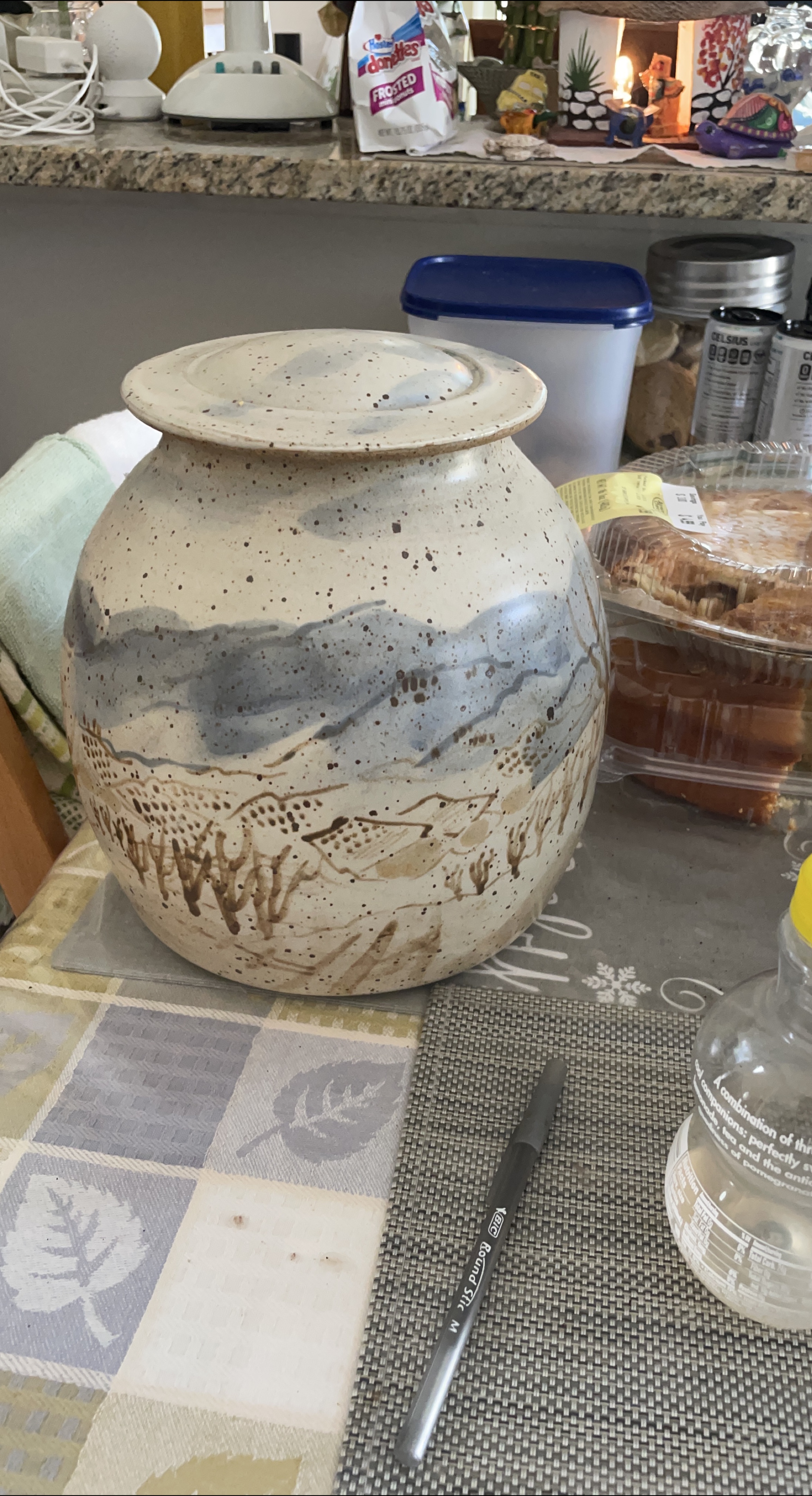 Handmade Ceramic Lidded Jar thumbnail