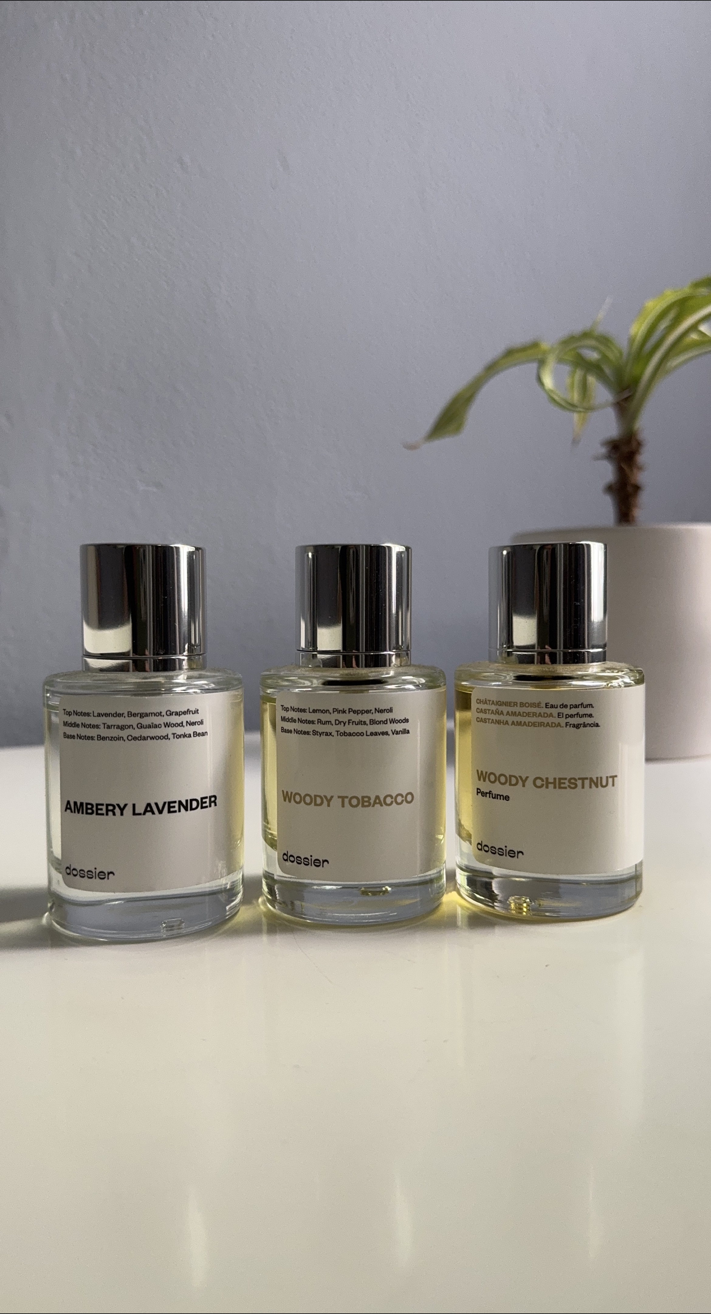 Dossier Perfume - Ambery Lavender, Woody Tobacco, Woody Chestnut thumbnail