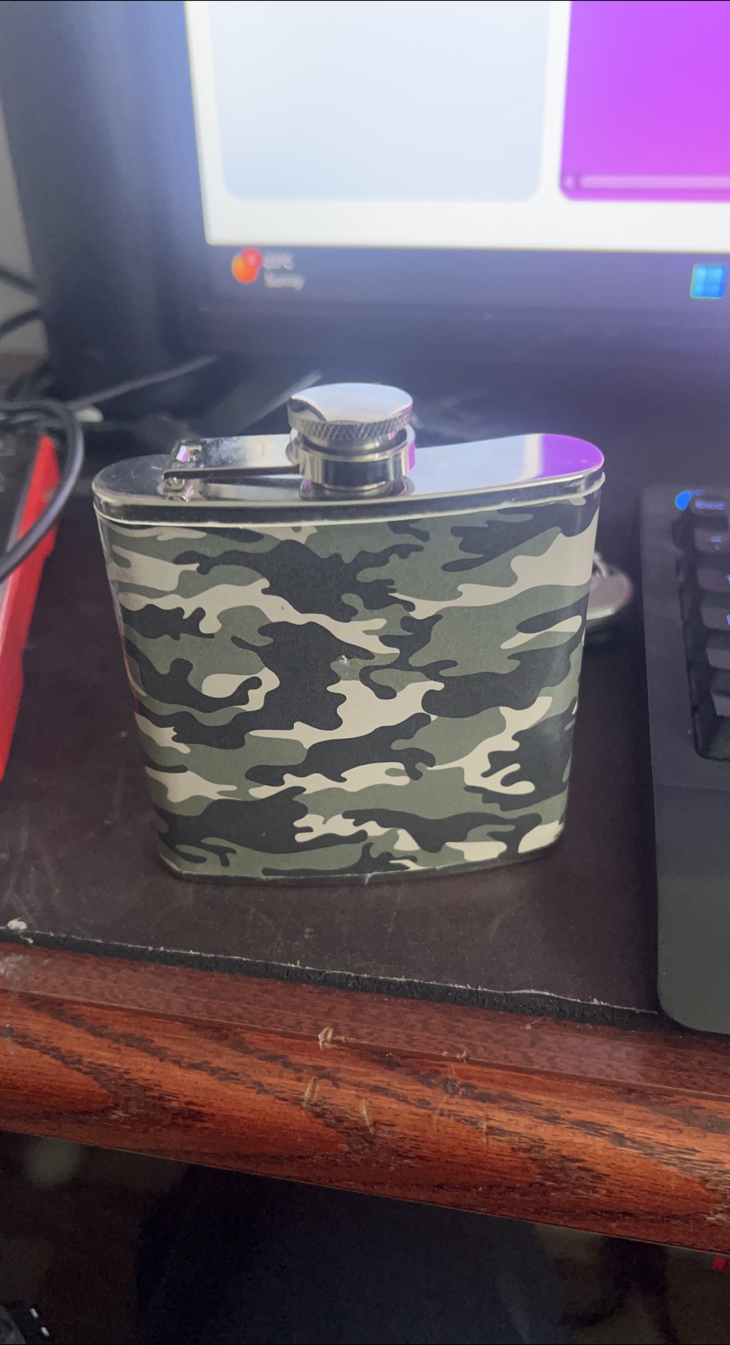 Camouflage Flask