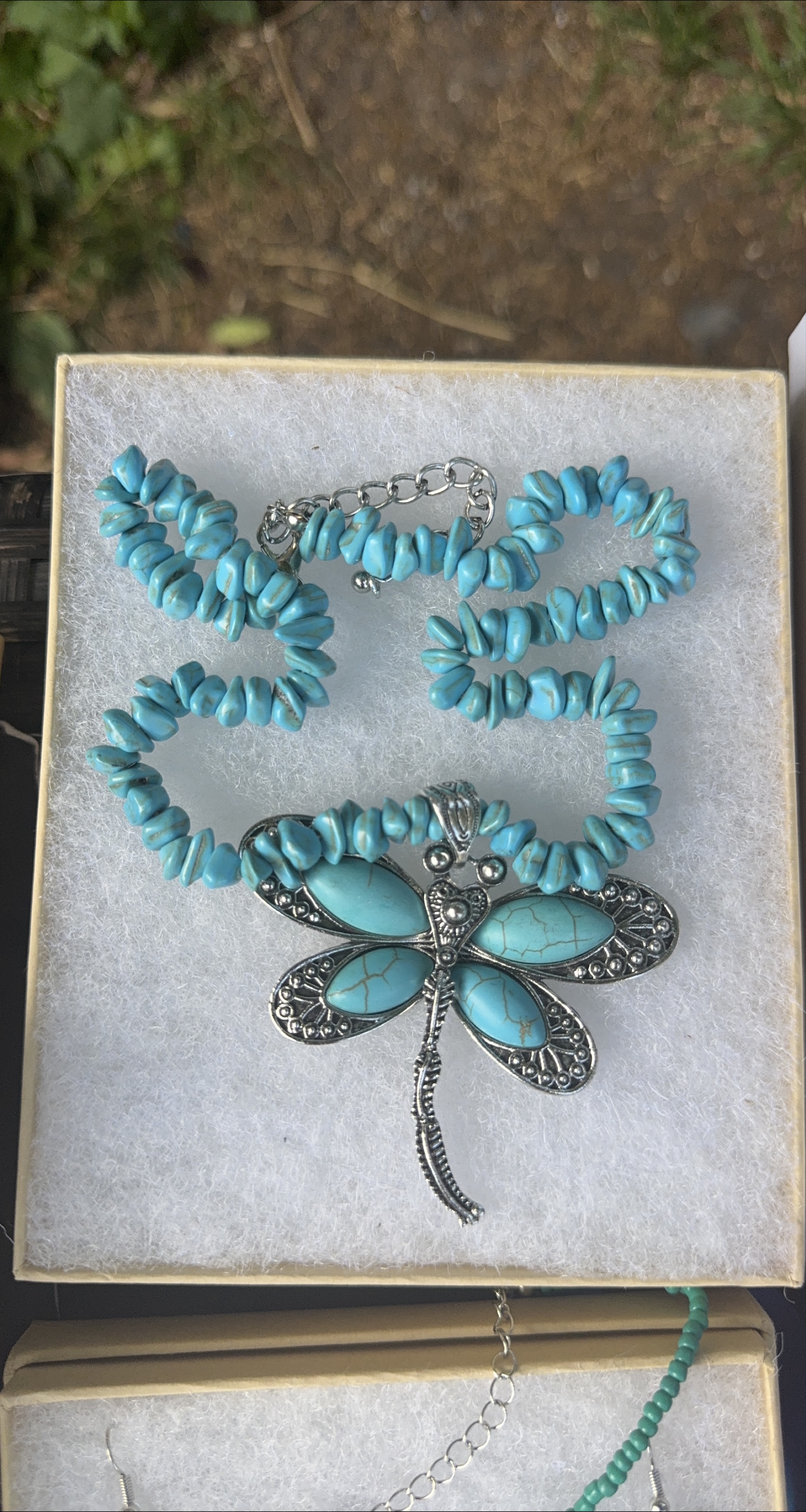 Turquoise Dragonfly Necklace thumbnail