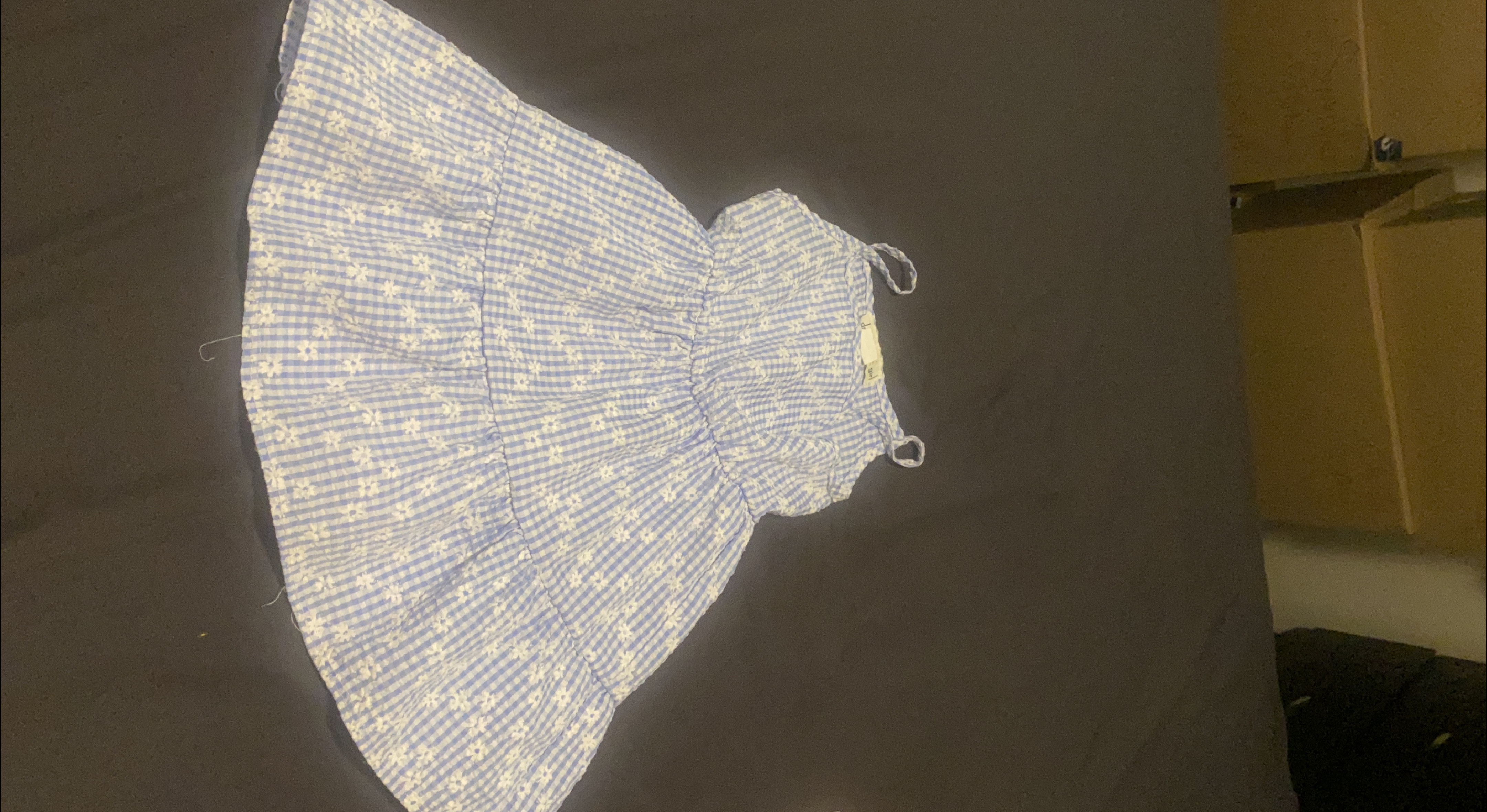 Blue & White Gingham Dress thumbnail