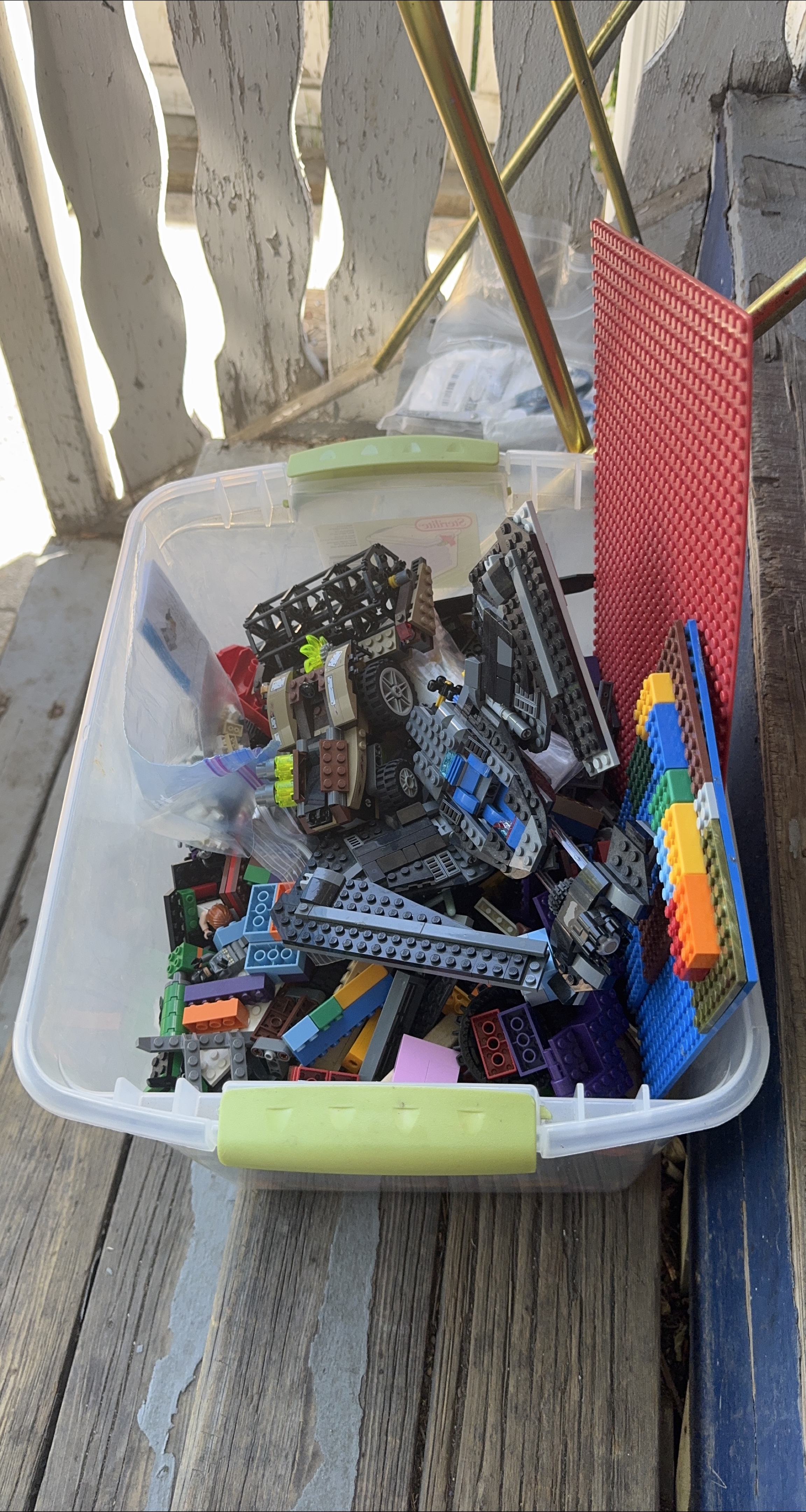 Big bin of Lego thumbnail