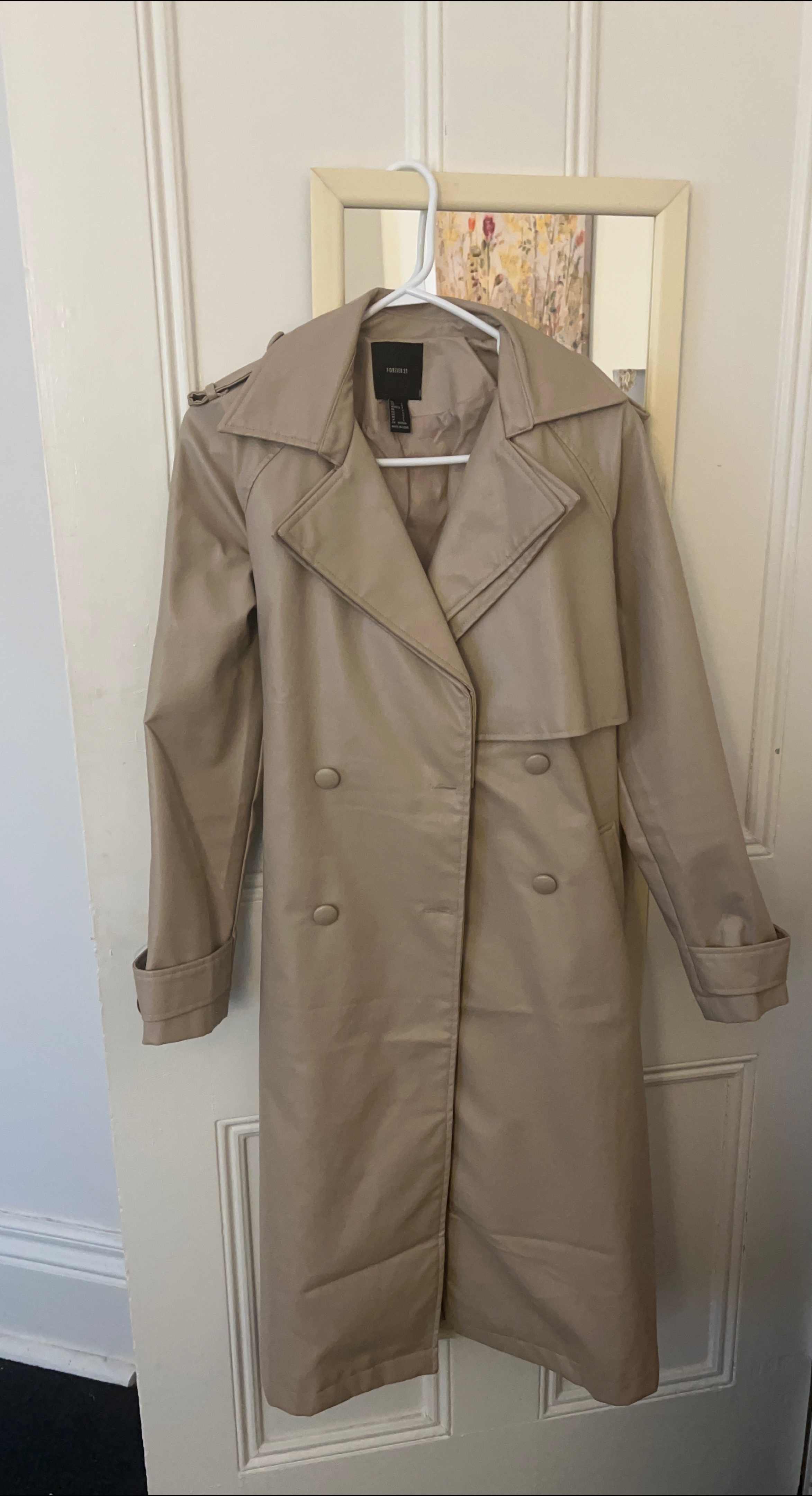 Forever 21 Trench Coat - Size Small thumbnail
