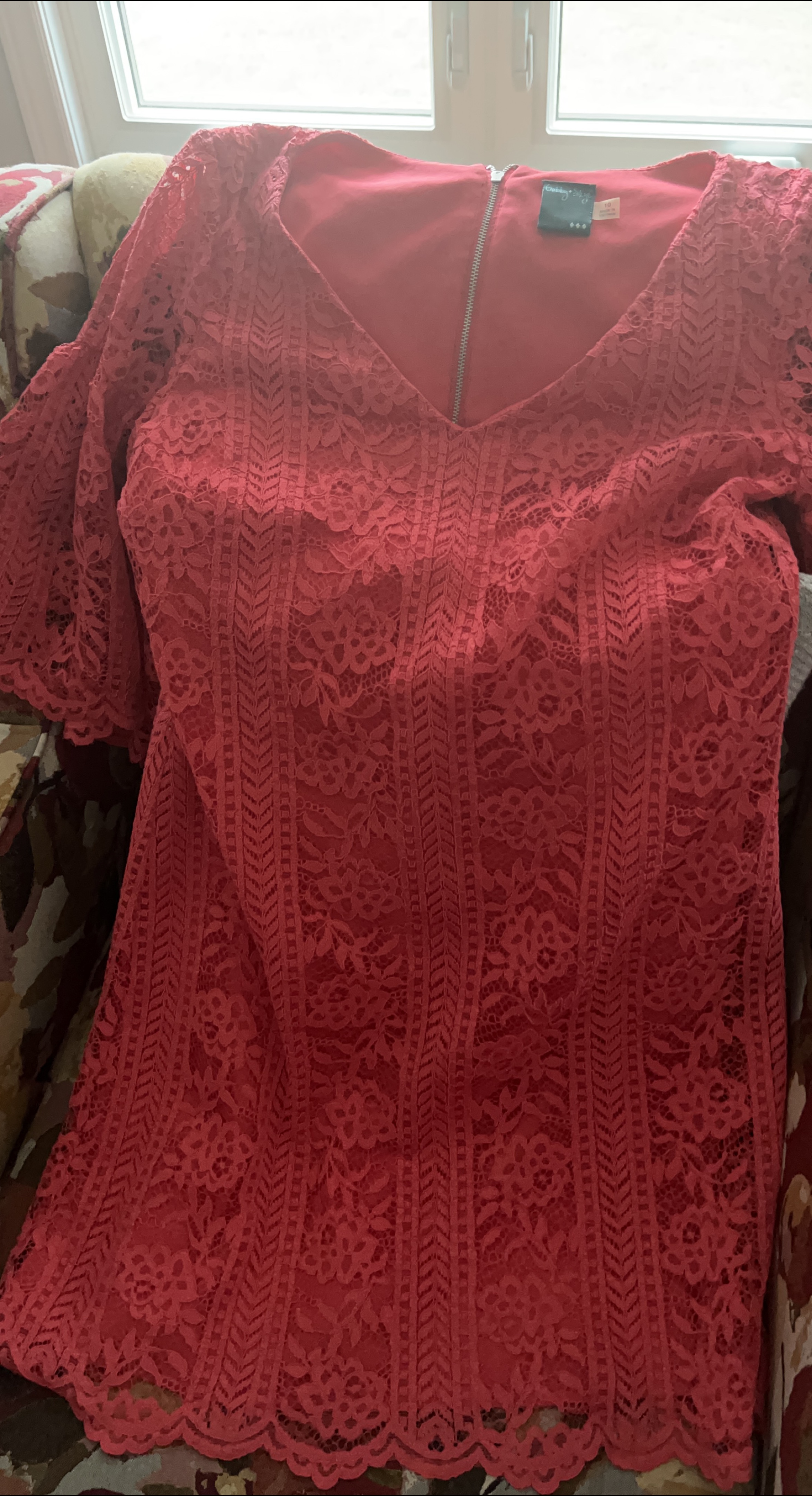 Anthropologie Sunday in Brooklyn Lace Dress - Size 10 thumbnail