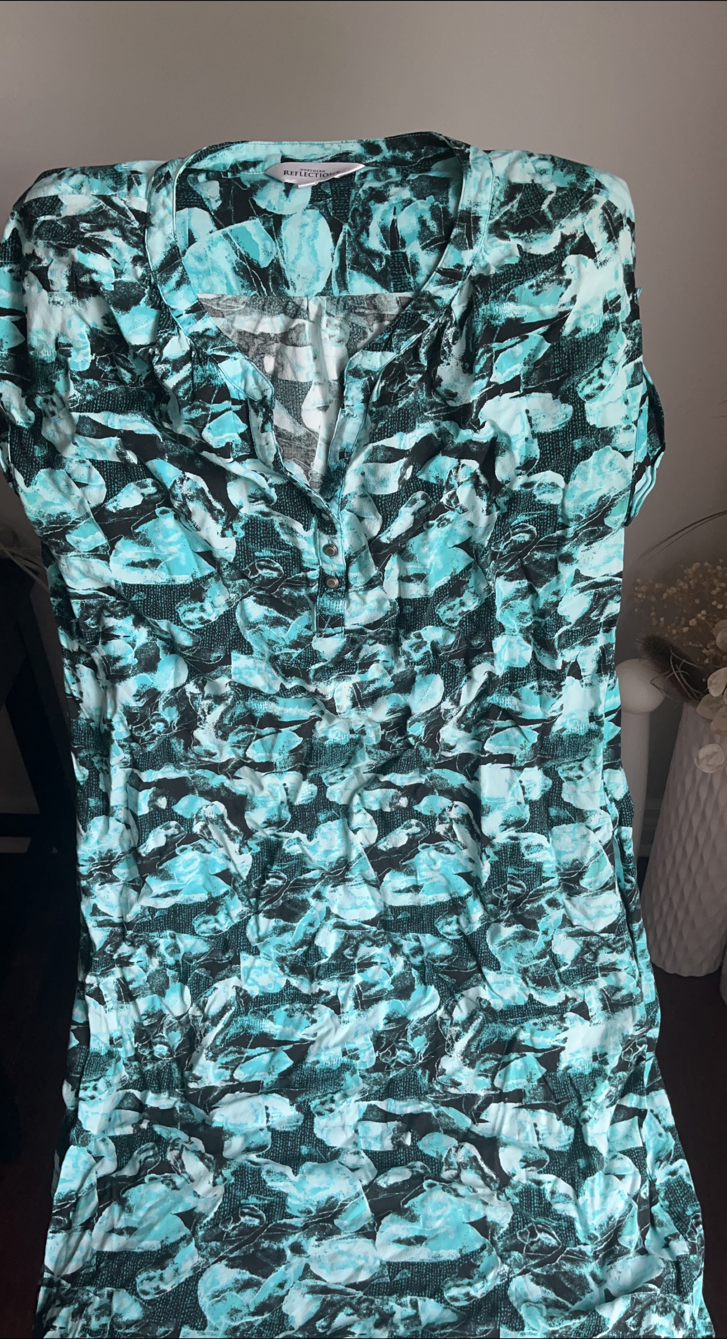 Northern Reflections Floral Print Dress with pockets thumbnail