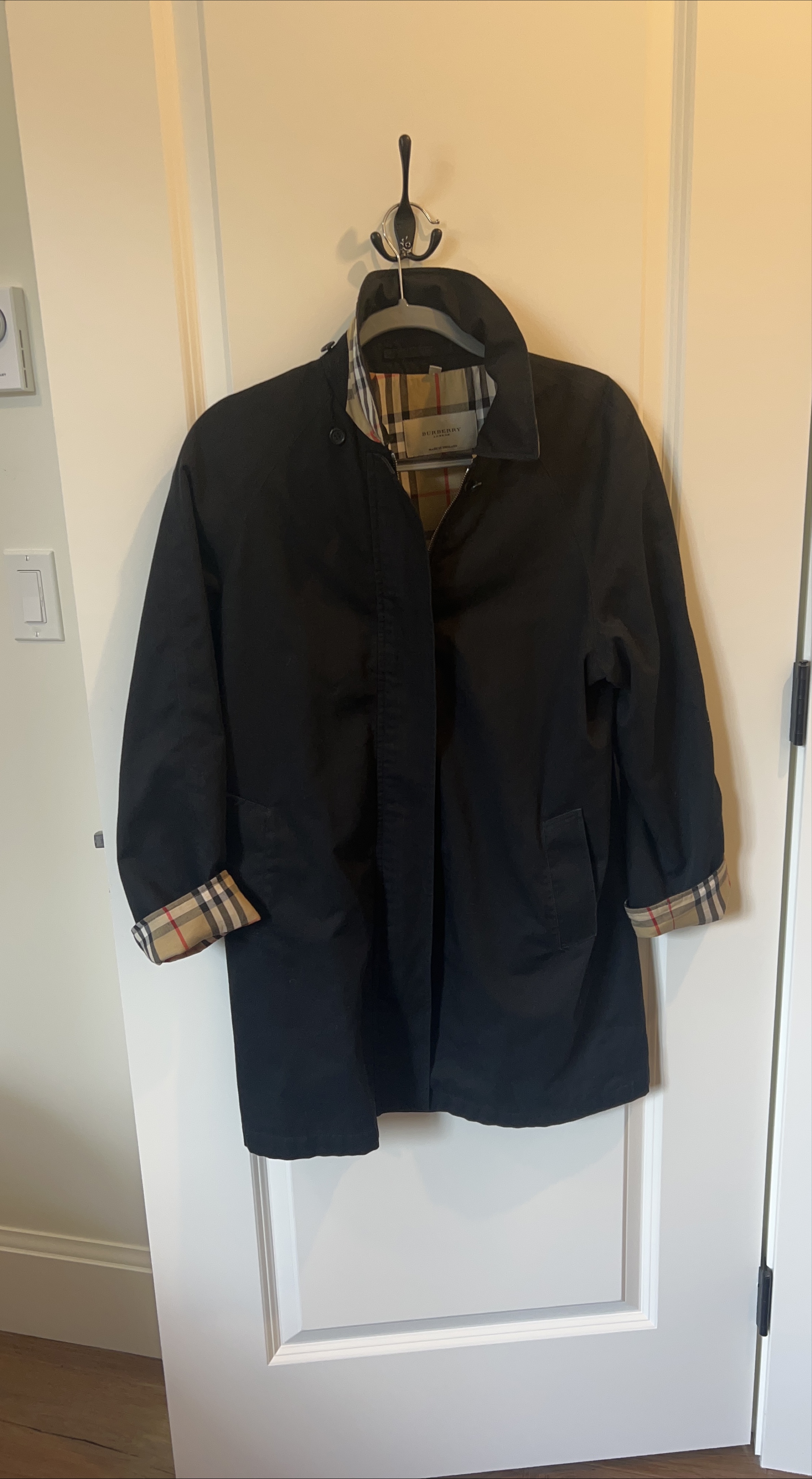 Burberry London Black Coat thumbnail