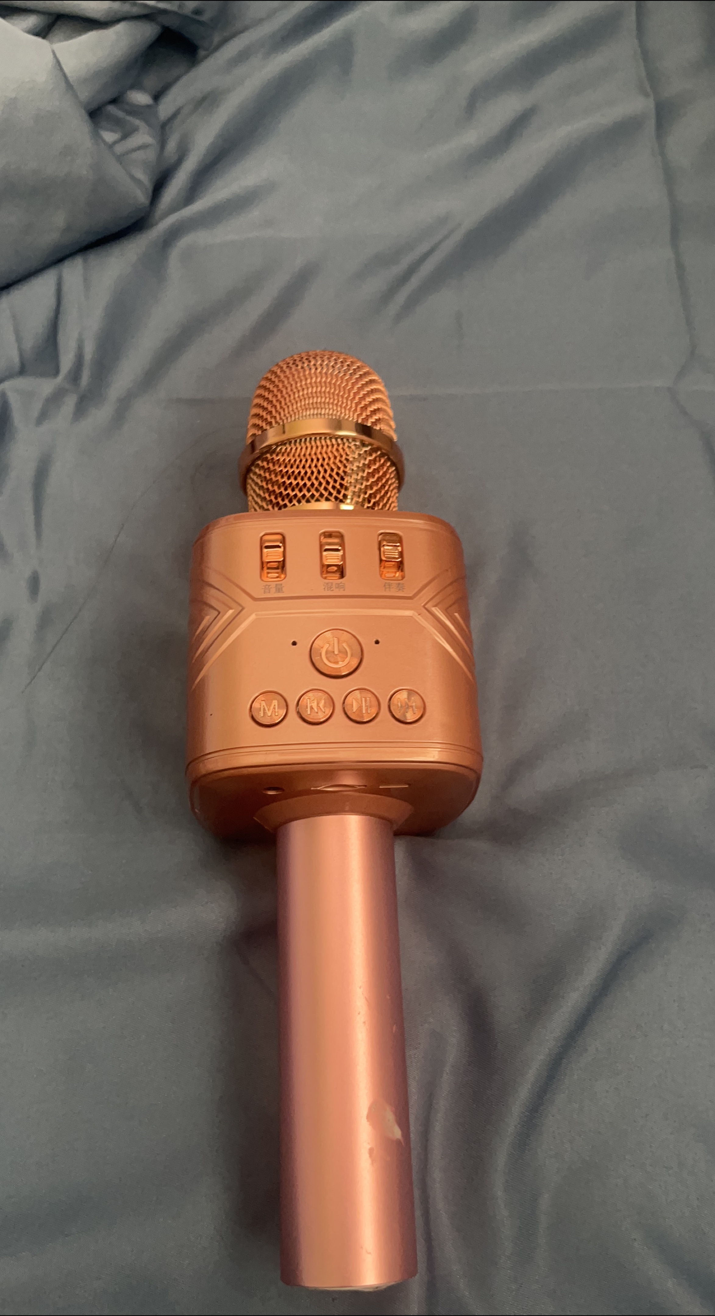 Rose Gold Karaoke Microphone thumbnail