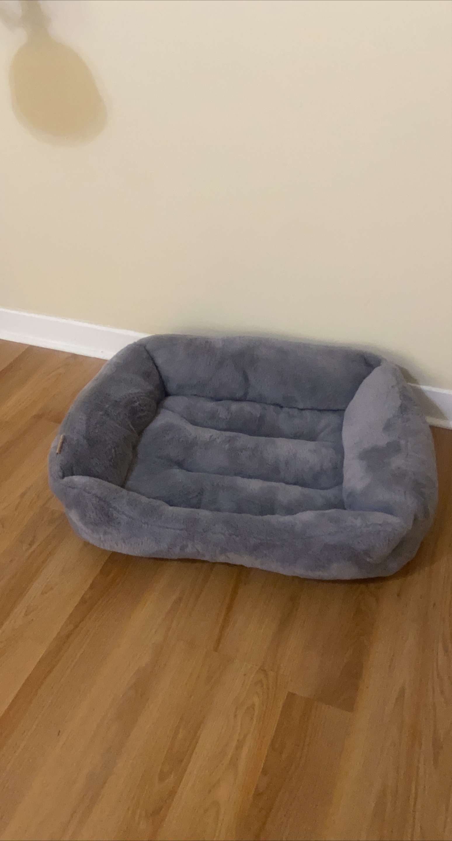 Gray Plush Pet Bed thumbnail