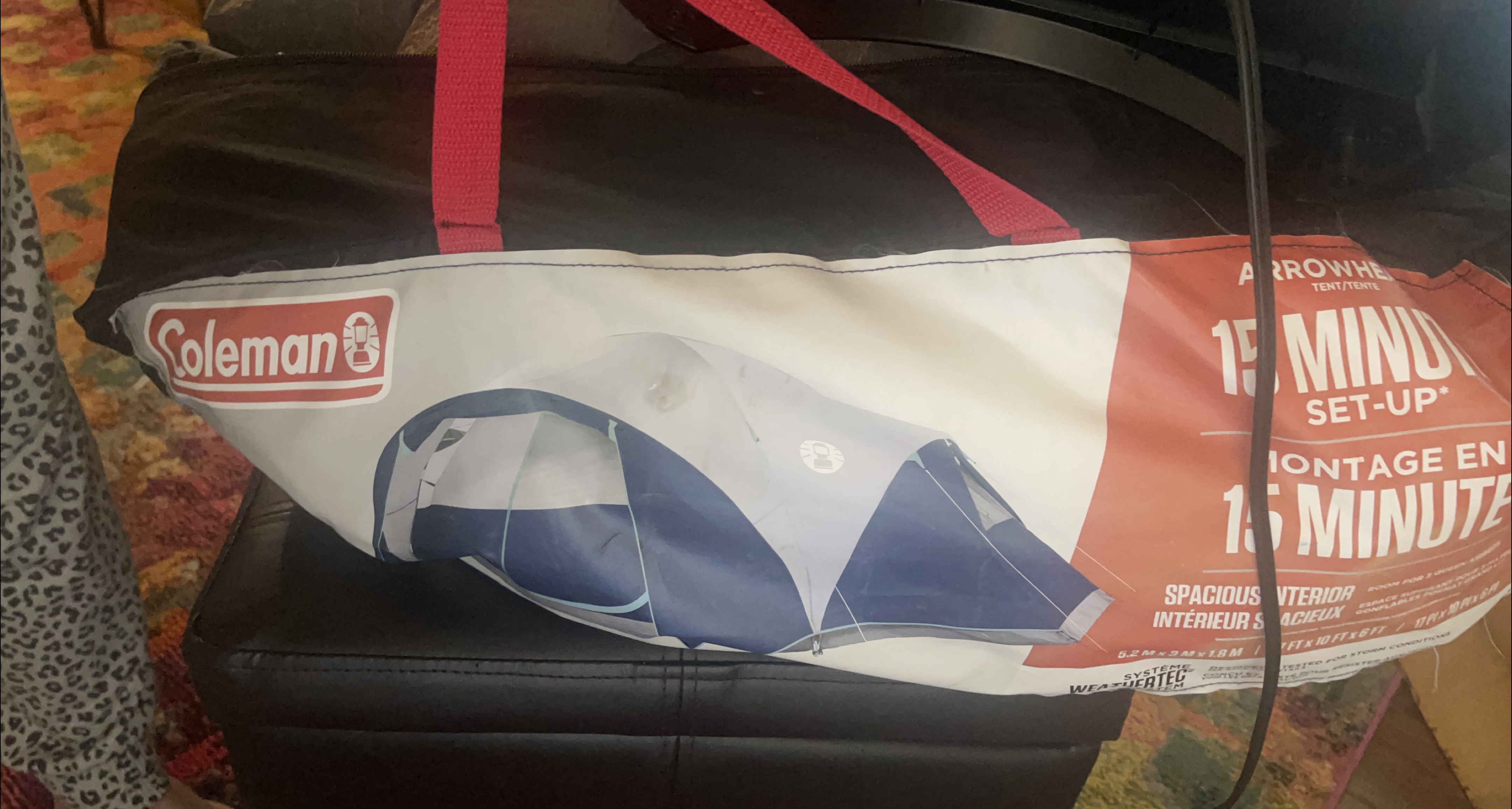 Coleman Arrowhead 8P Tent - Sleeps 5 Queen Airbeds