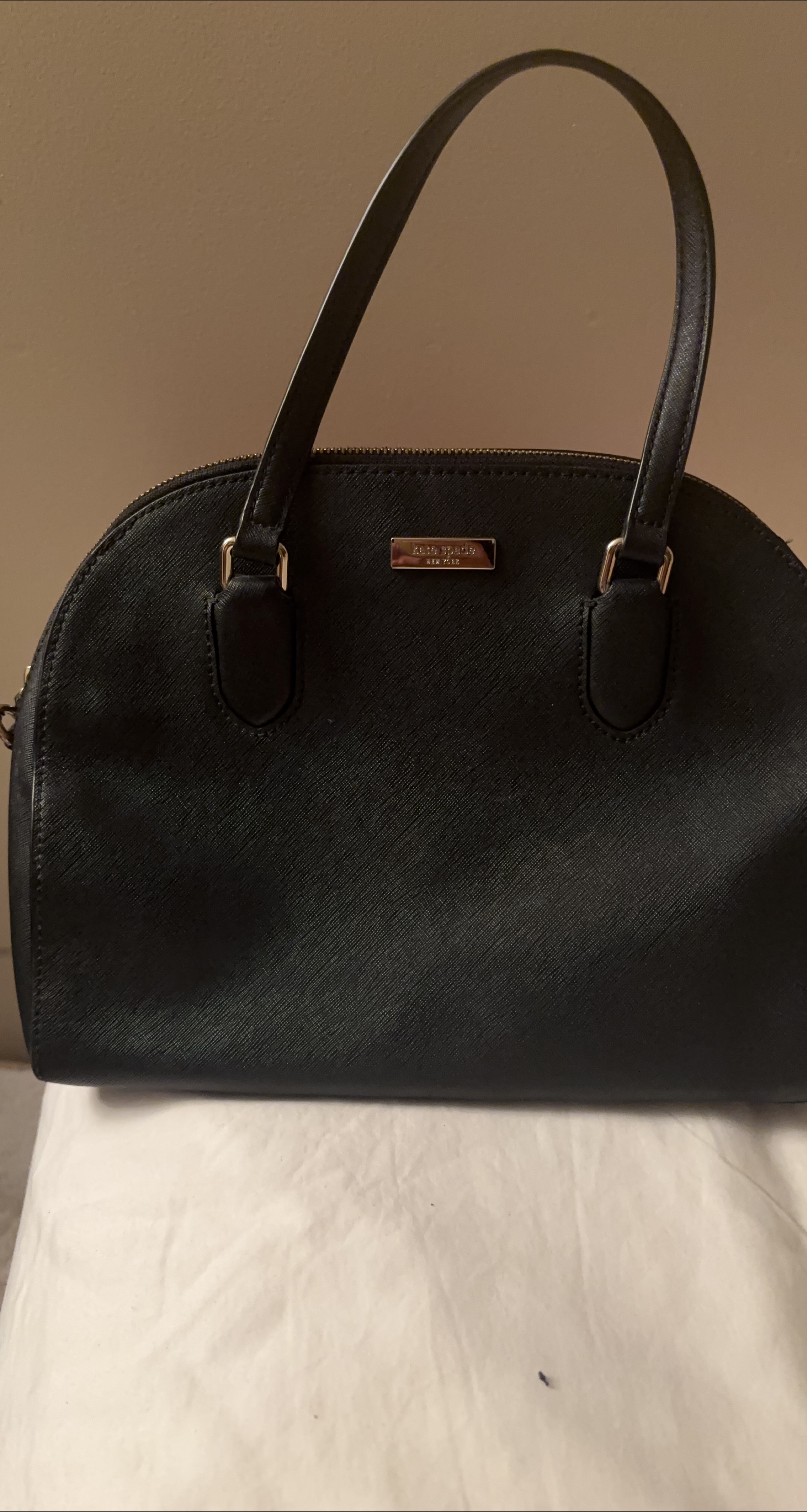 Kate Spade Black Dome Satchel thumbnail