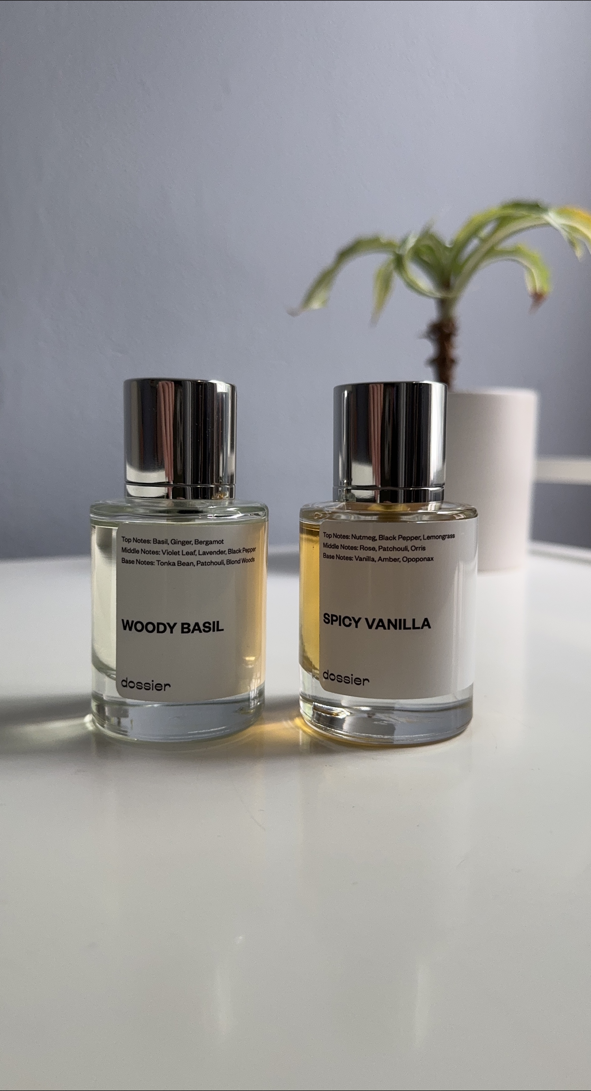 Dossier Spicy Vanilla & Woody Basil Perfume