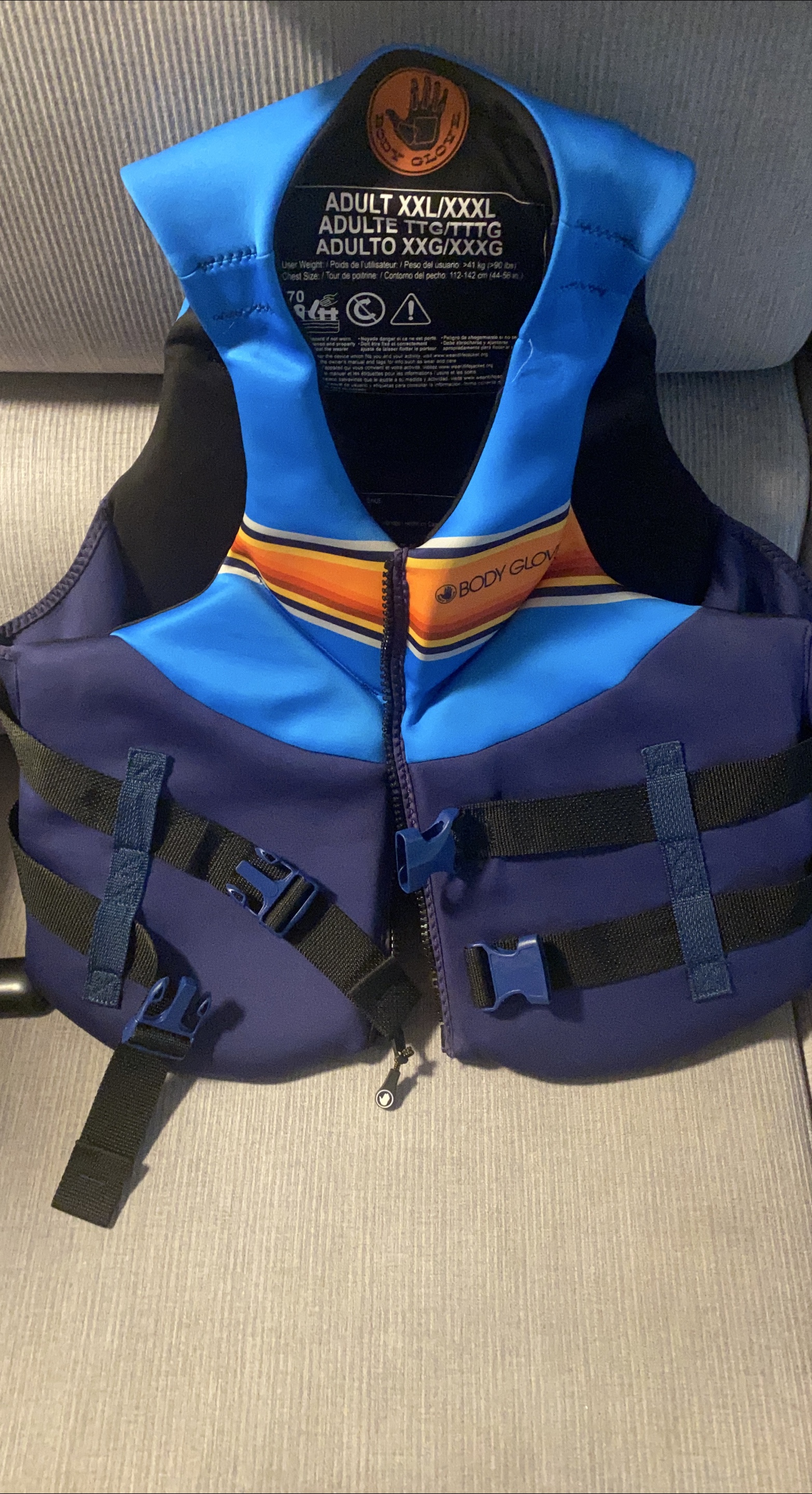Body Glove Adult XXL/XXXL Life Jacket