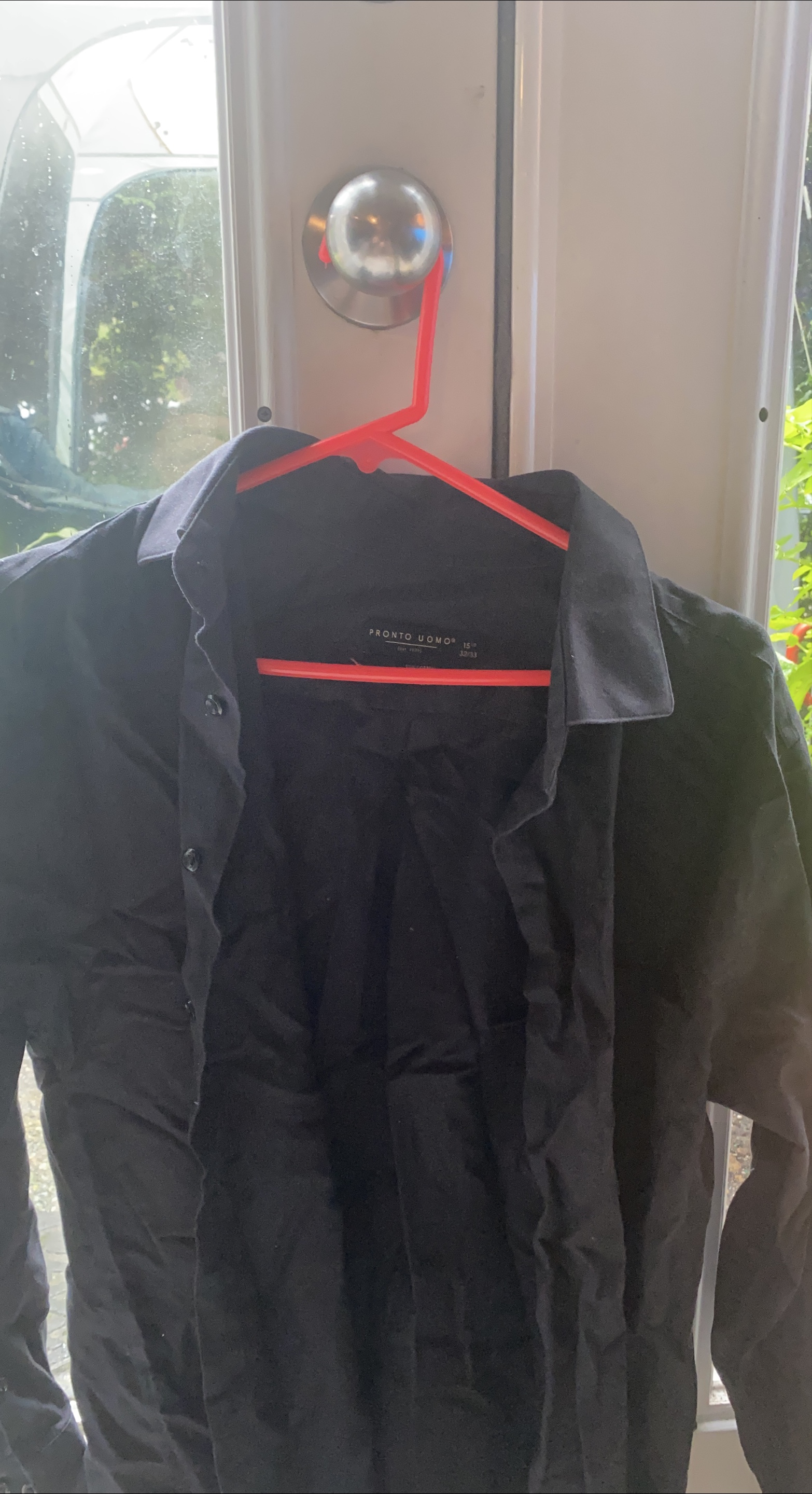 Pronto Uomo Black Dress Shirt - 15 1/2 32/33 thumbnail