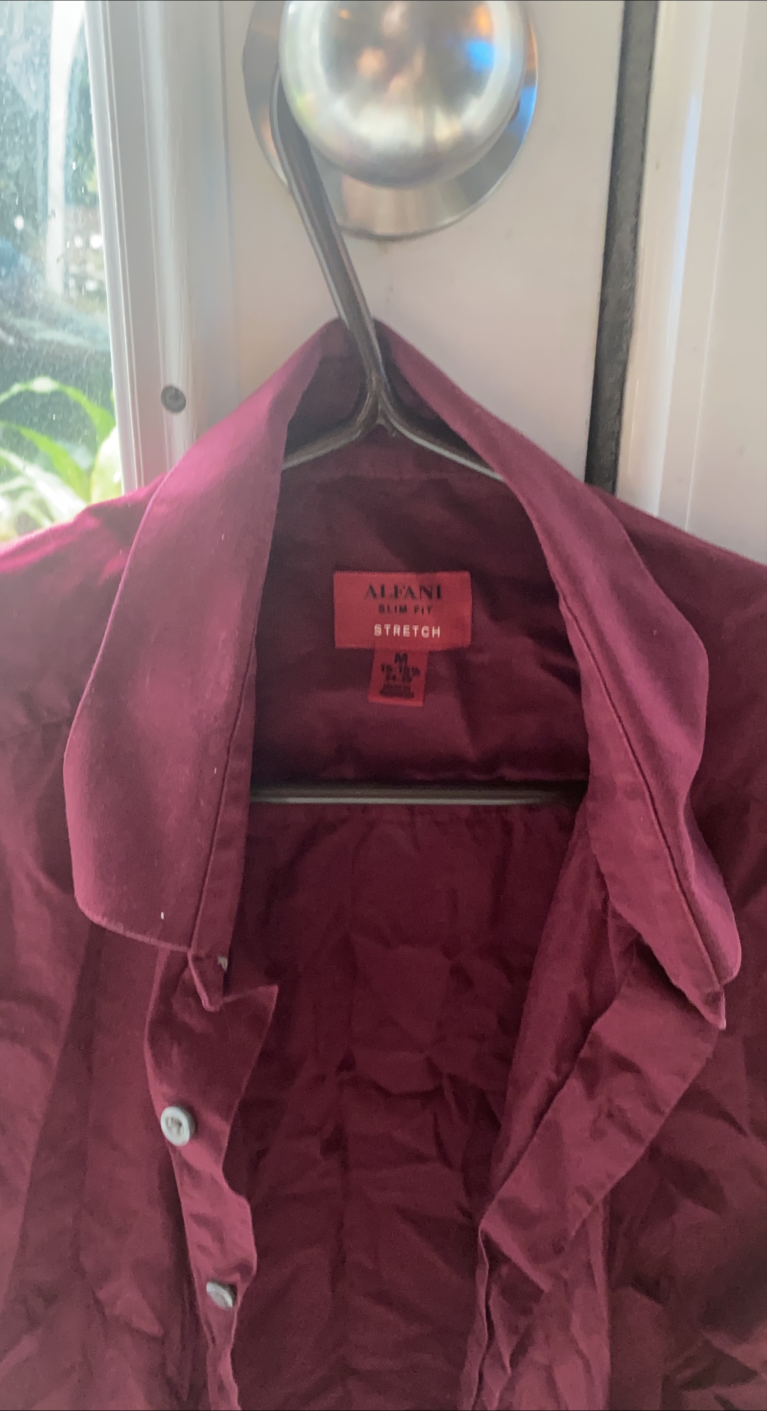Alfani Slim Fit Stretch Shirt - Size M