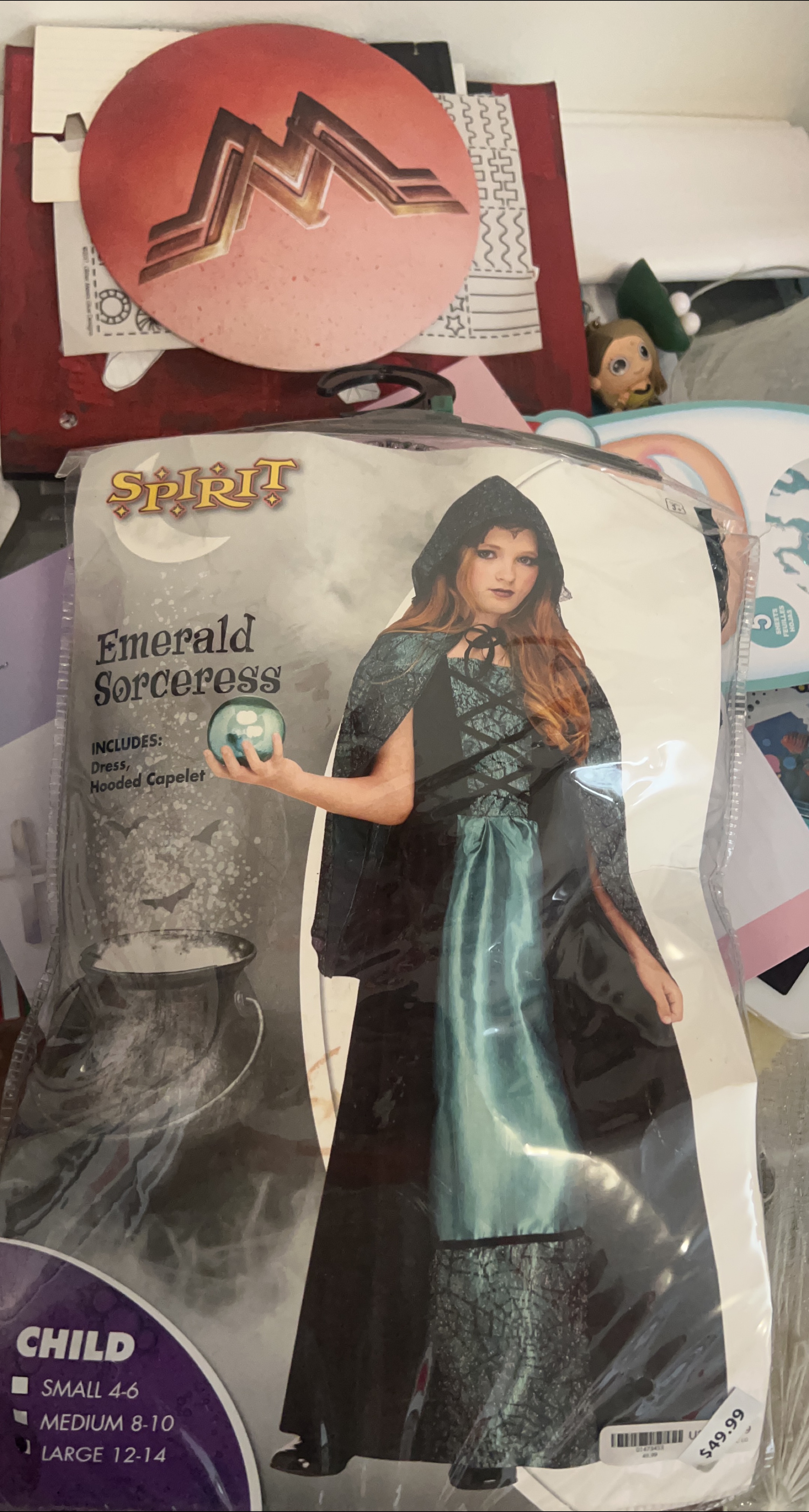 Spirit Emerald Sorceress Costume - Child Medium (8-14) thumbnail