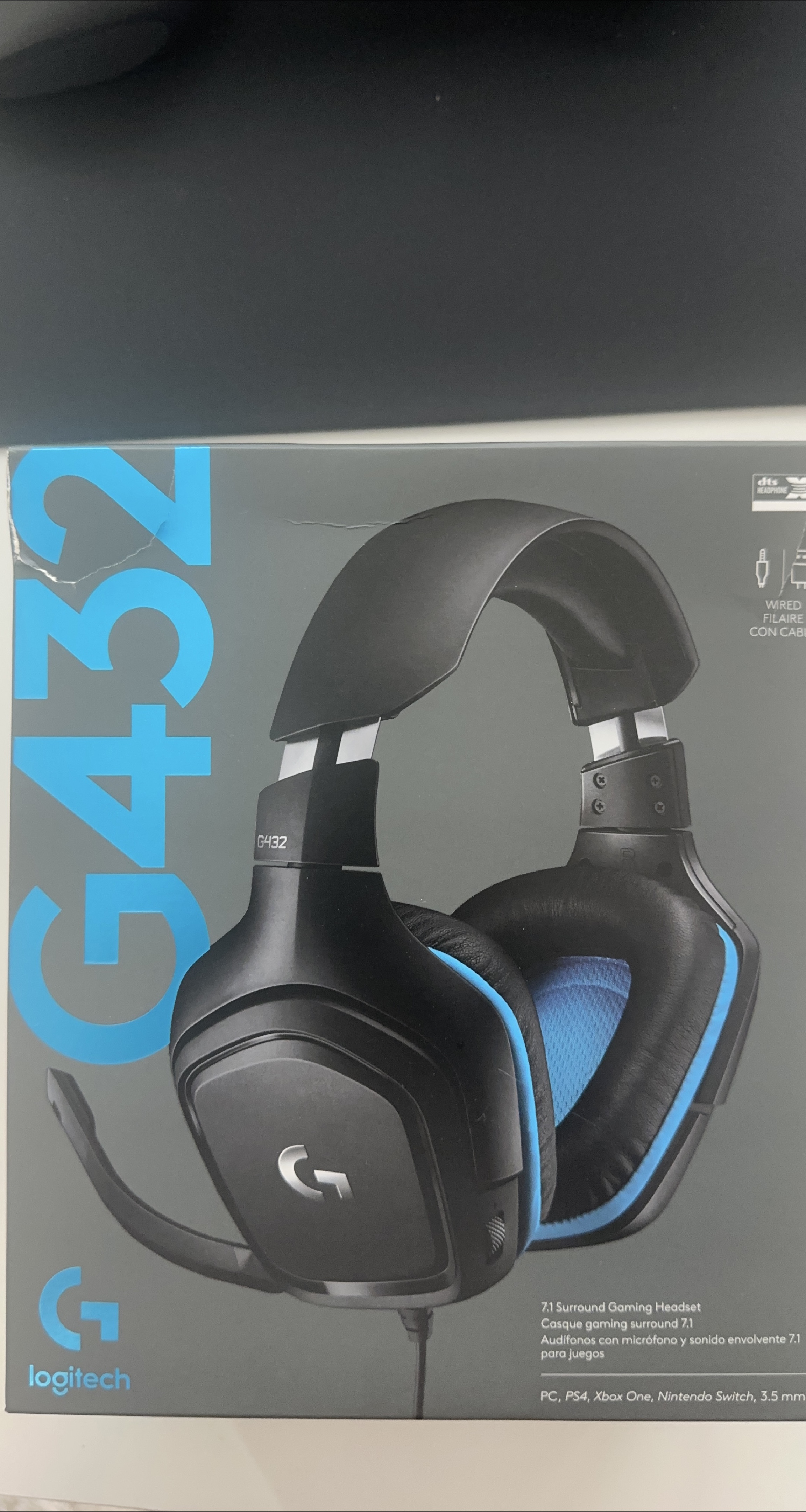 Logitech G432 Gaming Headset - 7.1 Surround Sound thumbnail