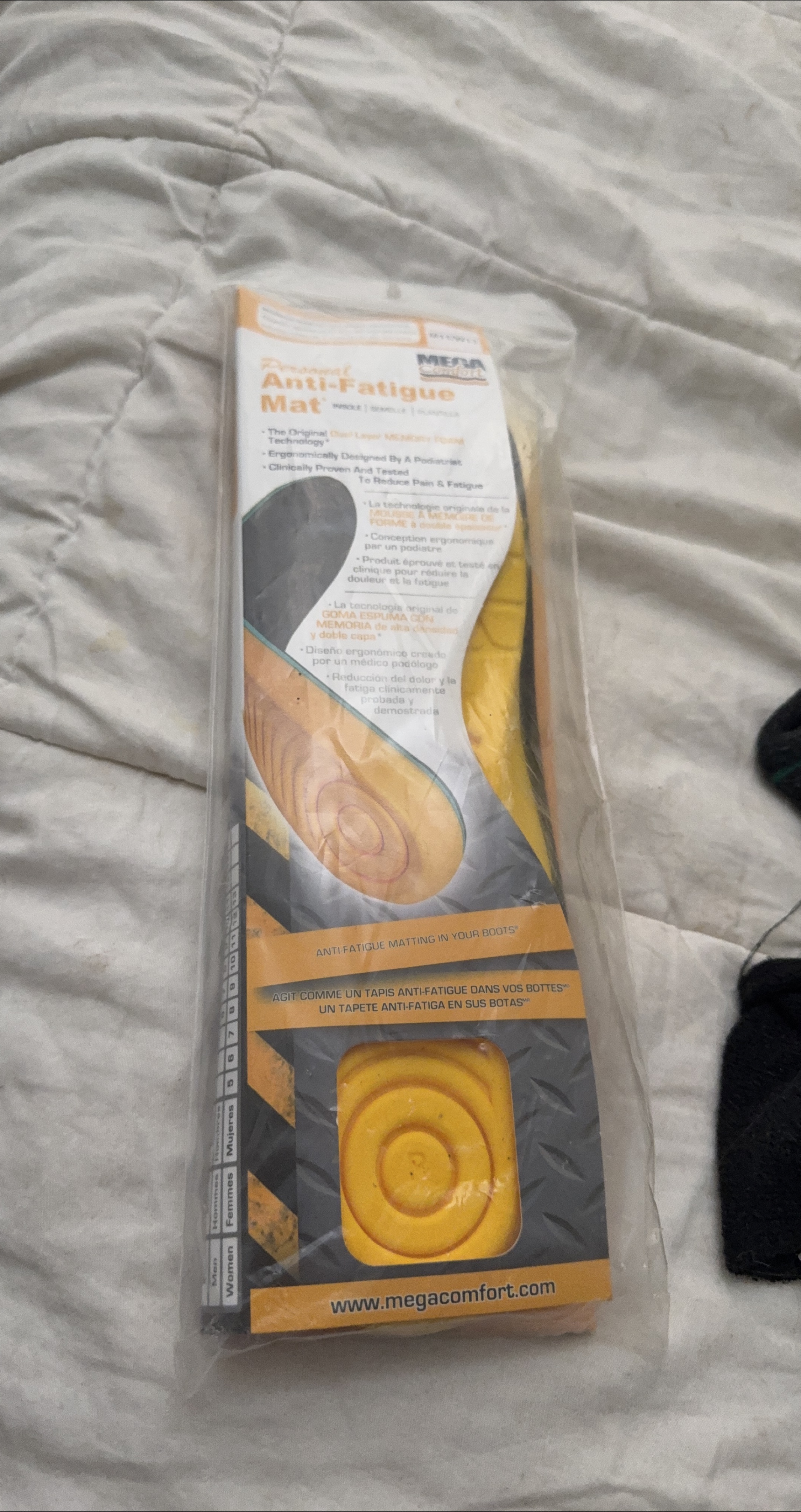 Mega Comfort Anti-Fatigue Mat Insole thumbnail