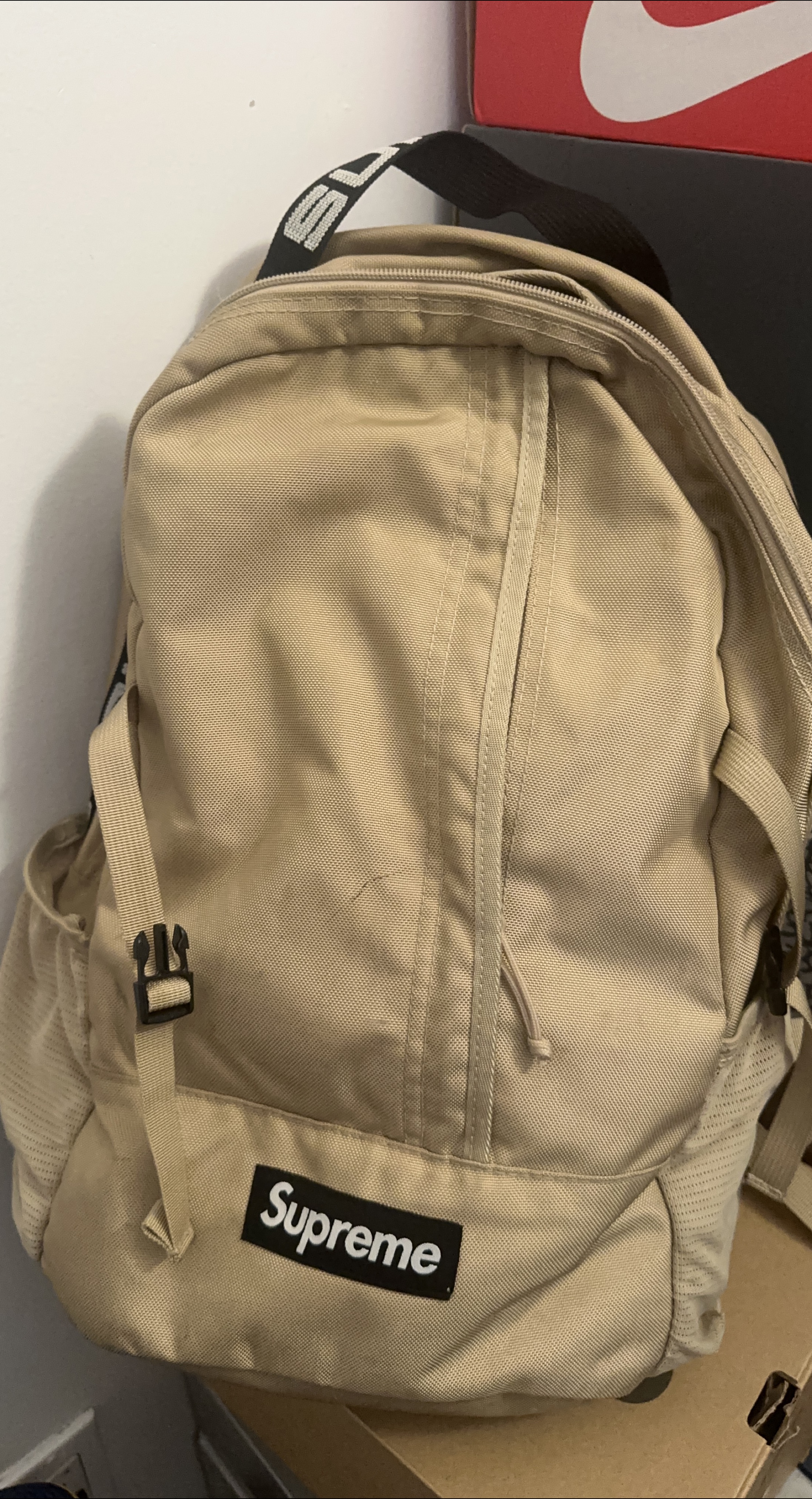 Supreme Backpack - Khaki thumbnail