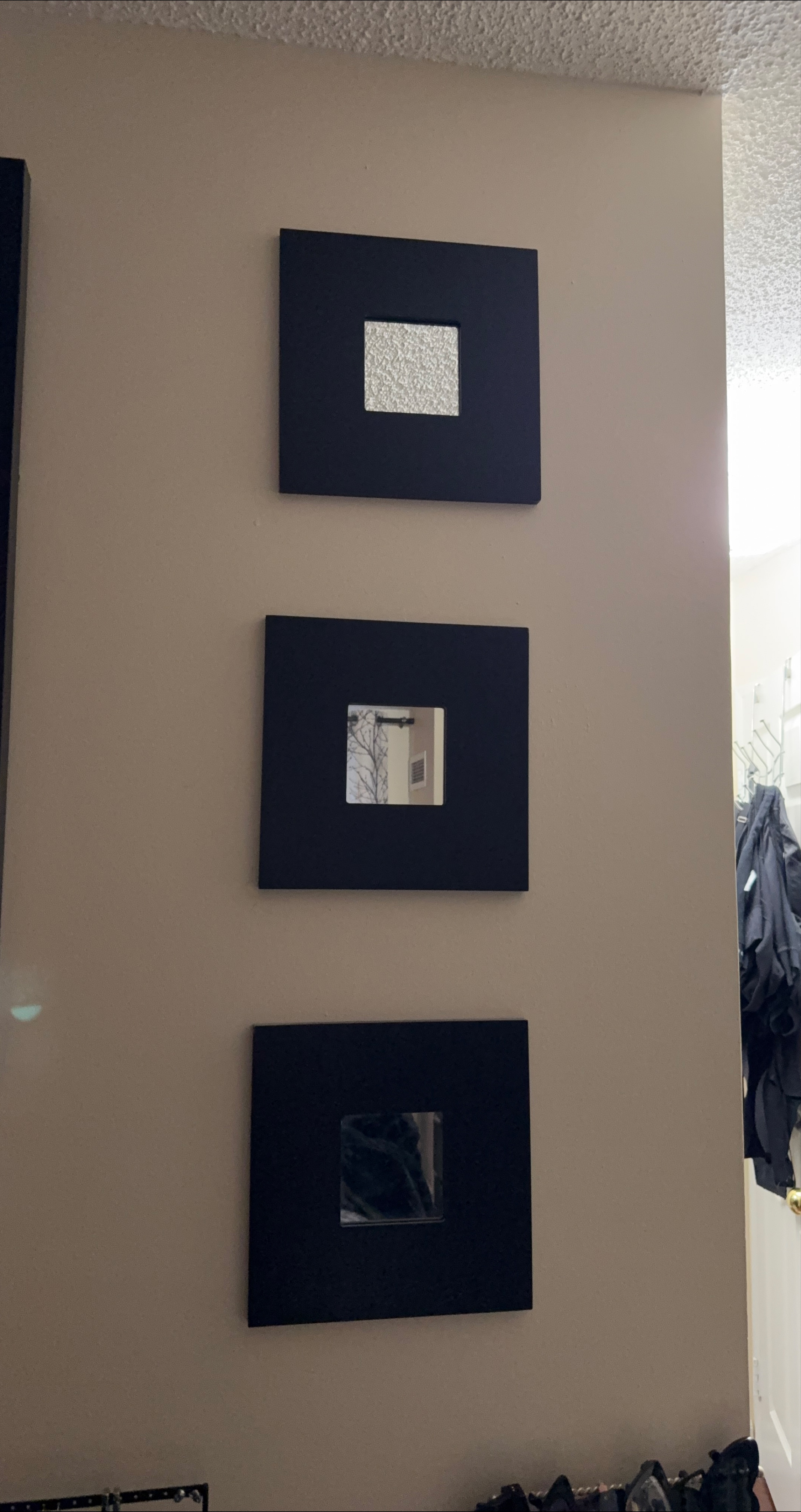 Wall Art - Set of 3 Square Mirrors thumbnail