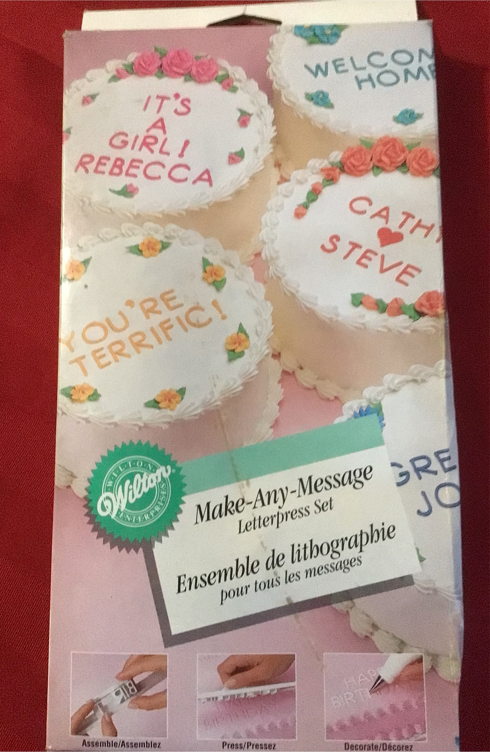 Wilton Make-Any-Message Letterpress Set