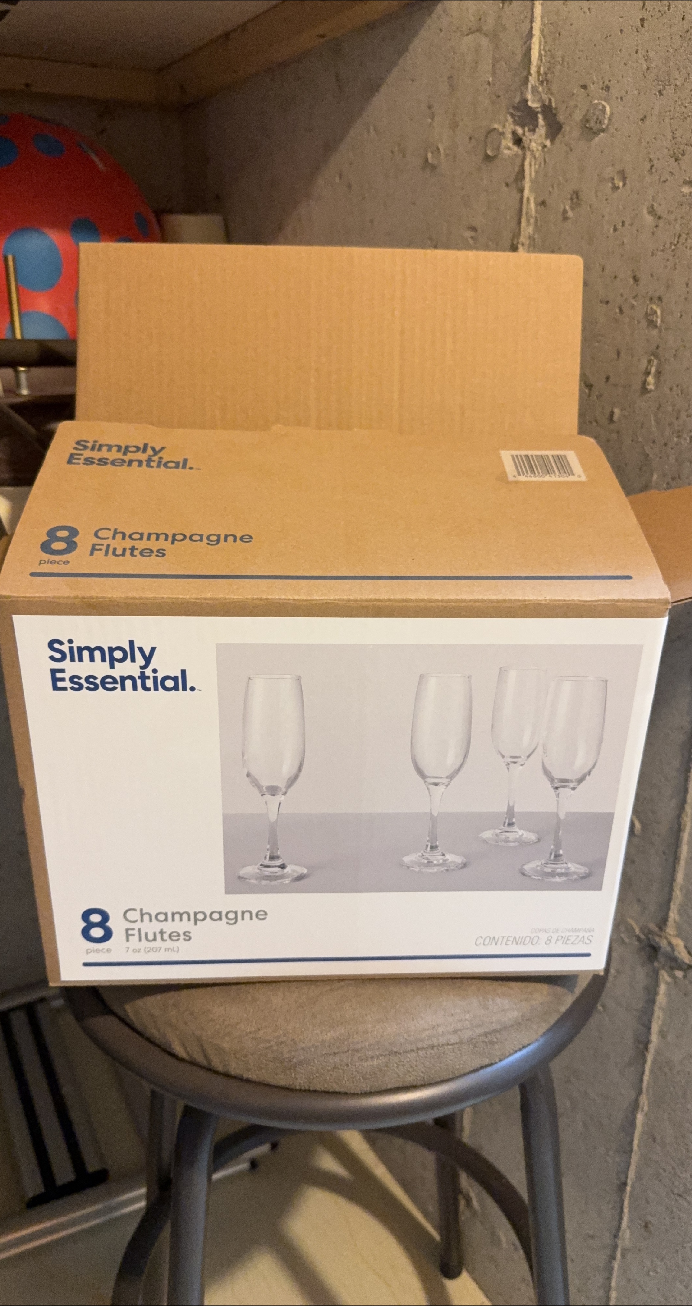 Simply Essential 7-Piece Champagne Flutes - NEW thumbnail