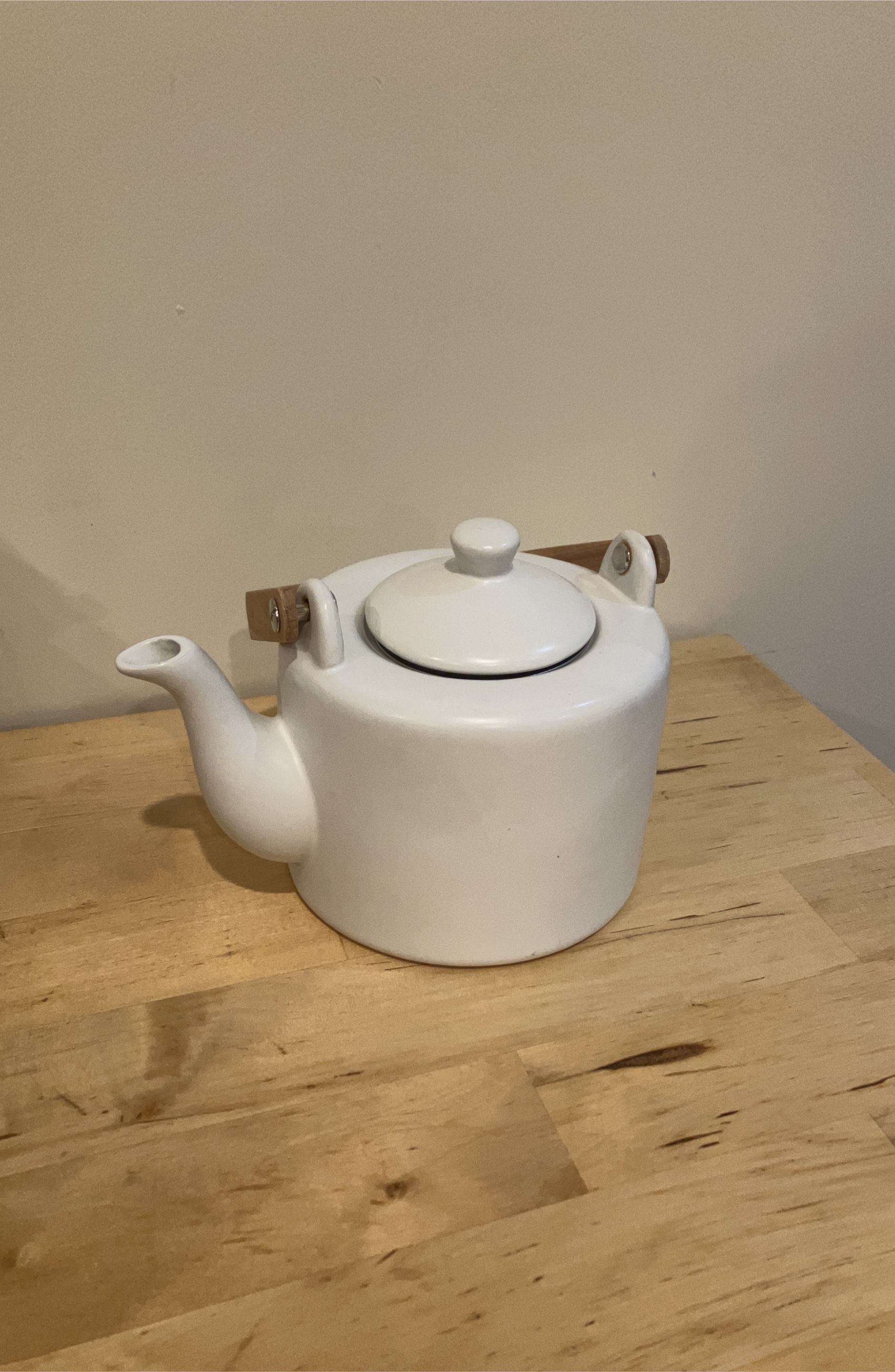 White Ceramic Teapot thumbnail