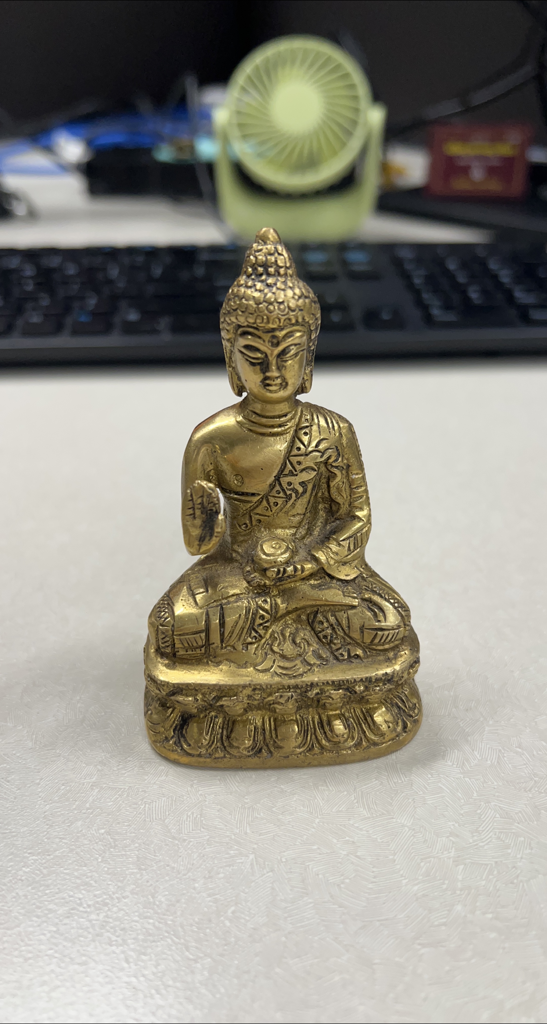 Small Brass Buddha Statue