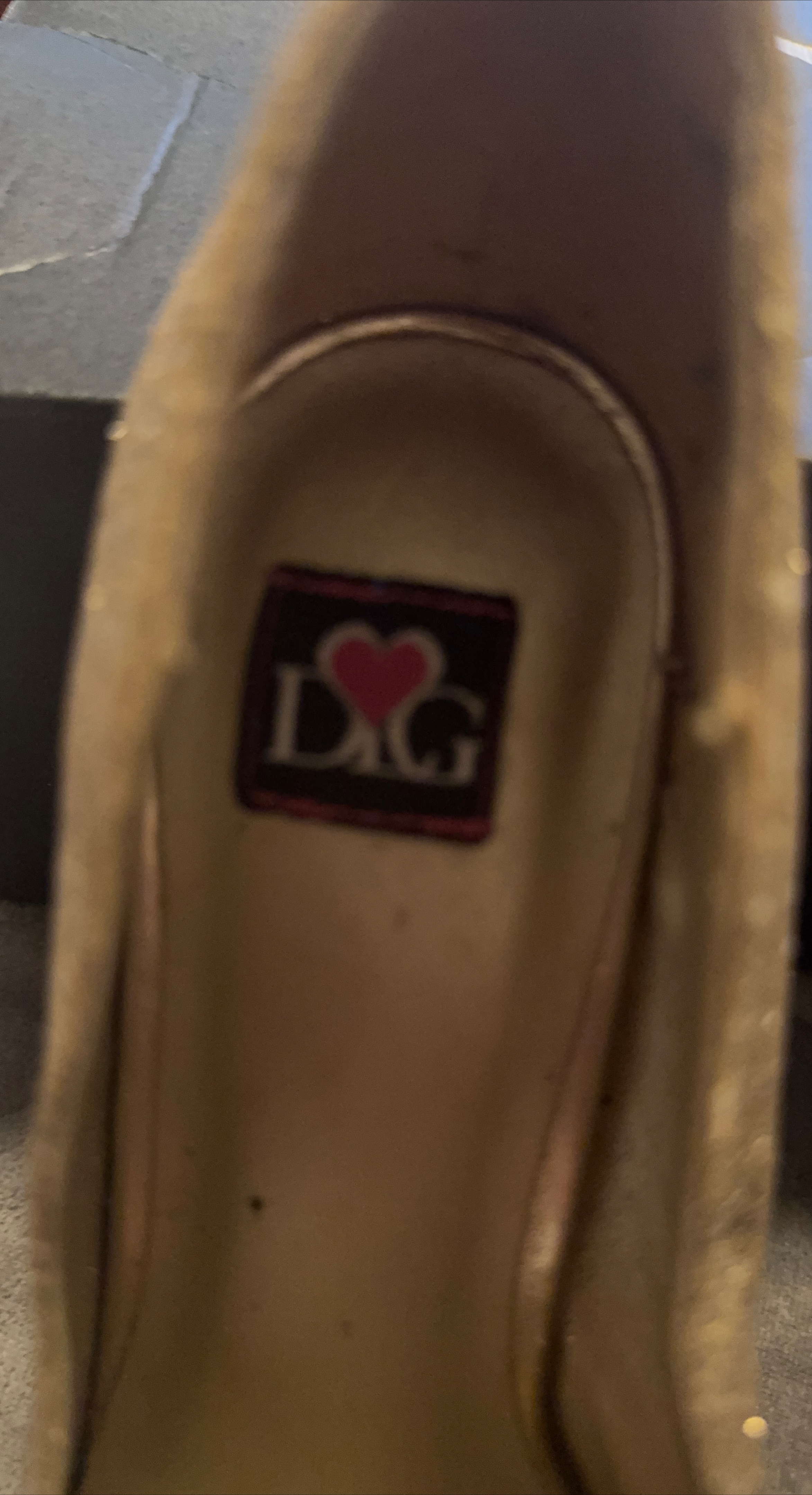 D&G Glitter Heels - Size 7 thumbnail
