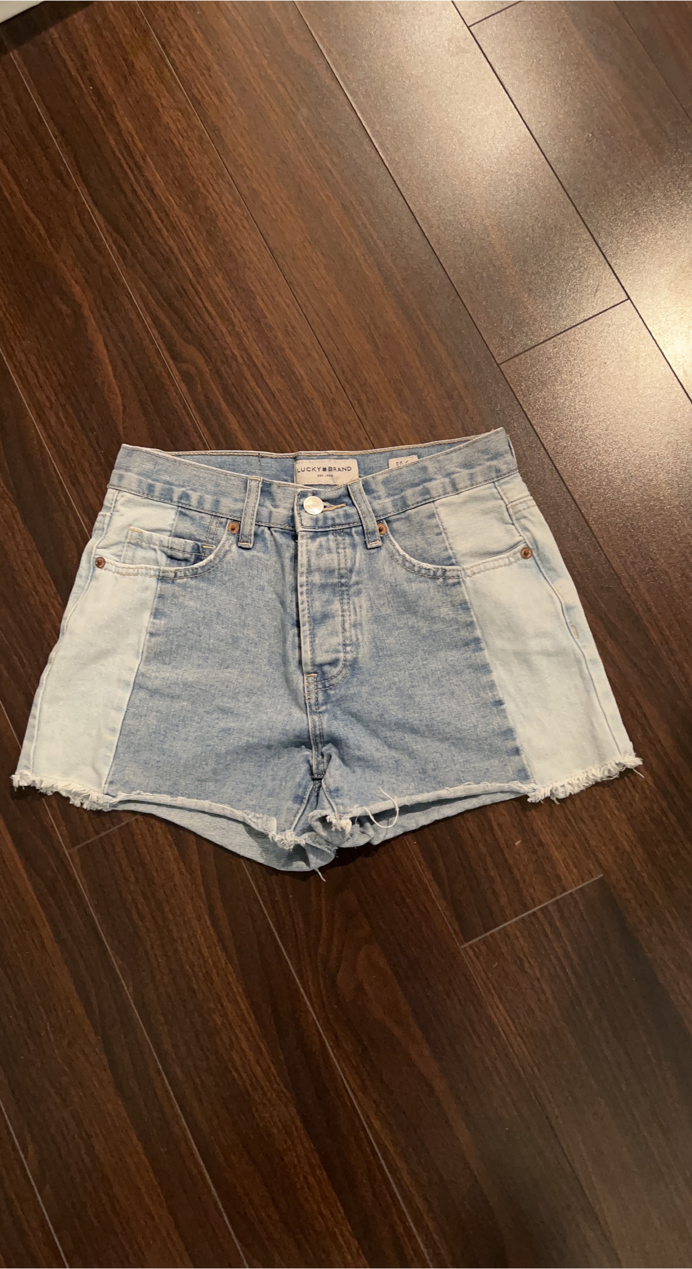 Lucky Brand Denim Shorts - Size 00/24 thumbnail