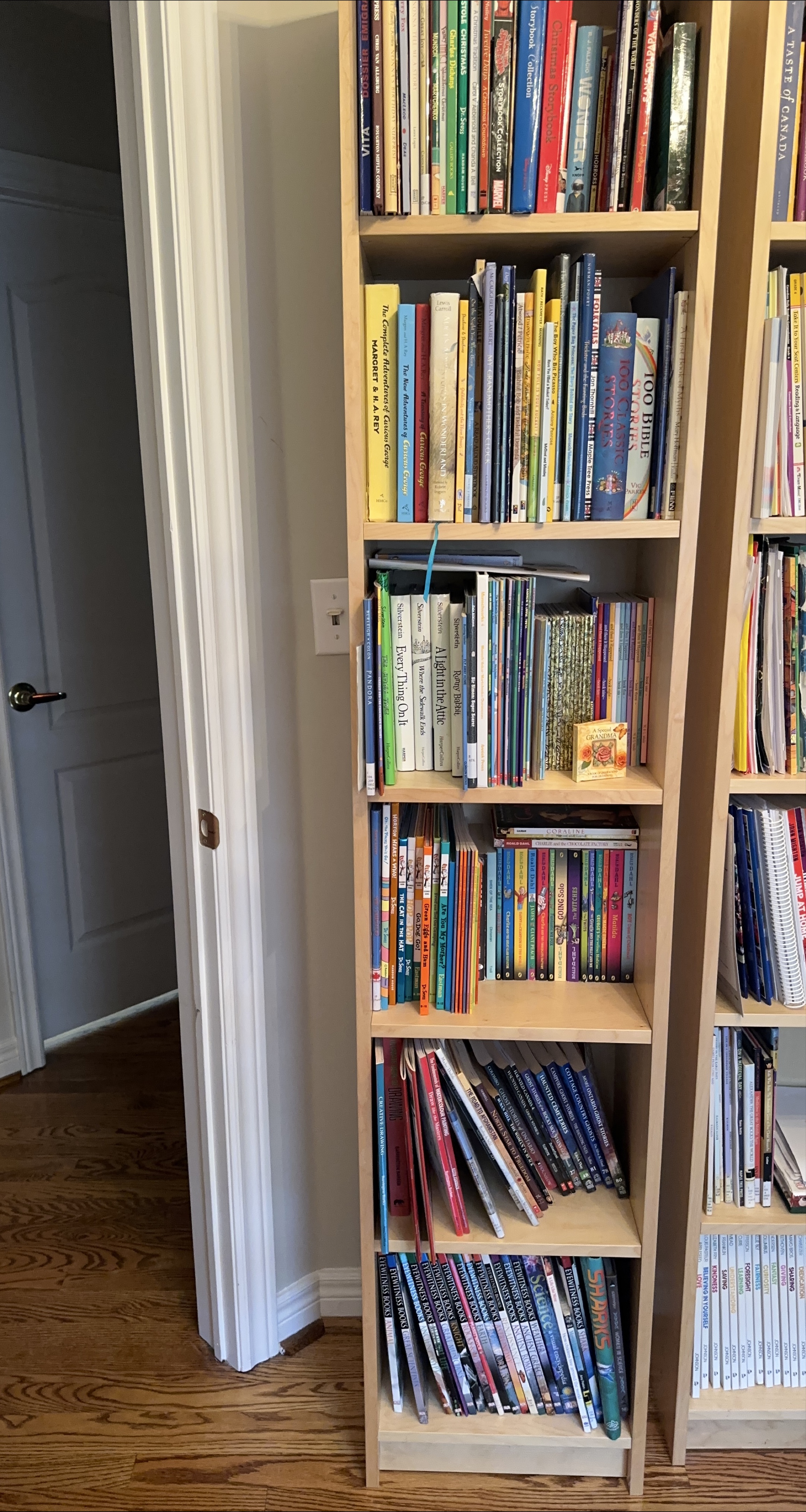 IKEA Tall Wooden Bookcase thumbnail