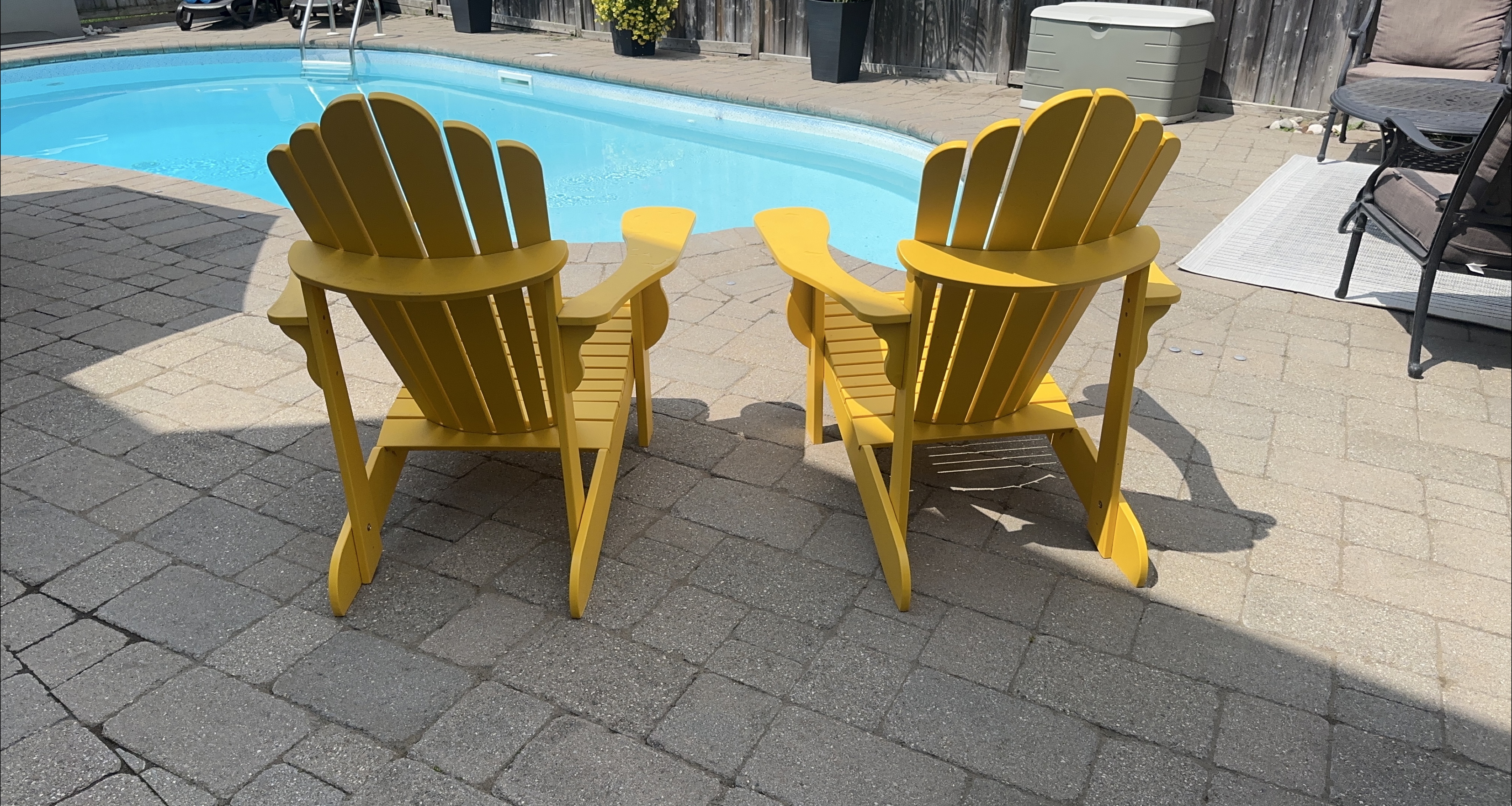 Yellow Adirondack Chair